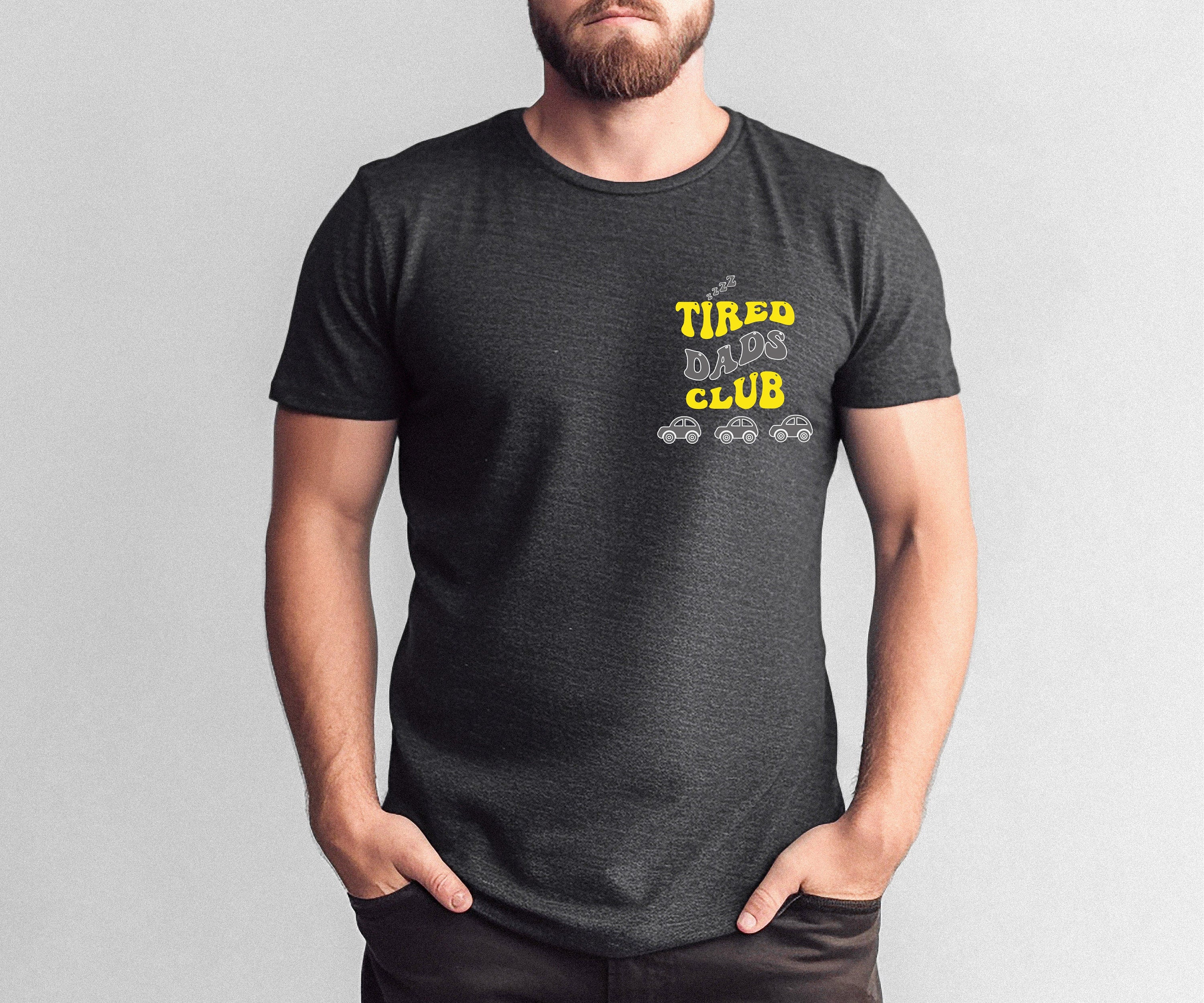 Tired Dads Club Shirt, Car Race Track T-Shirt, Funny Father's Day Gift From Kids, Family Love Tee, Kids Toy Car Shirt, Racing Shirt for Dad