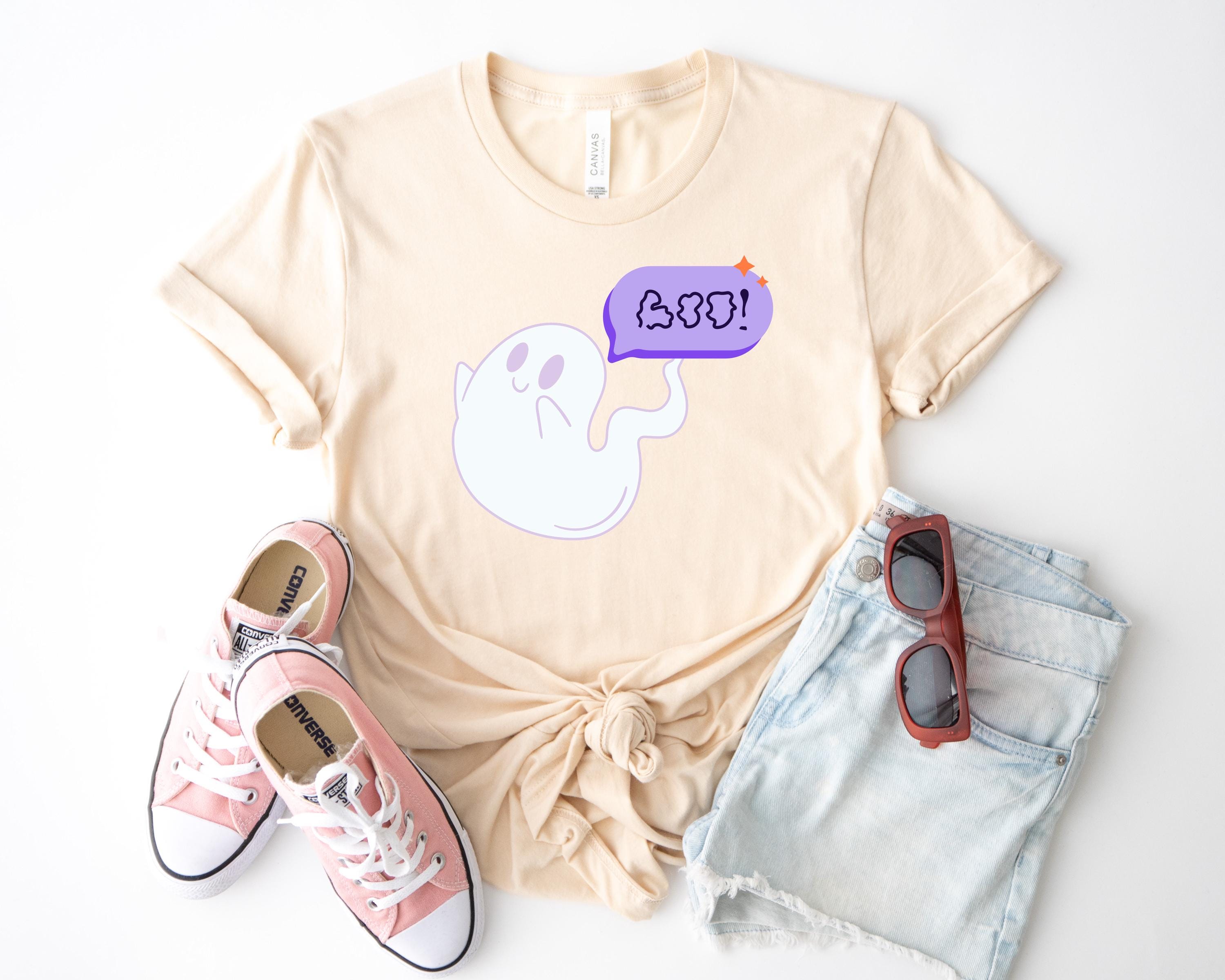 Halloween cute boo ghost shirt, Spooky Season Shirt, Fall Shirt, Halloween Gift, halloween ghost shirt, halloween ghost
