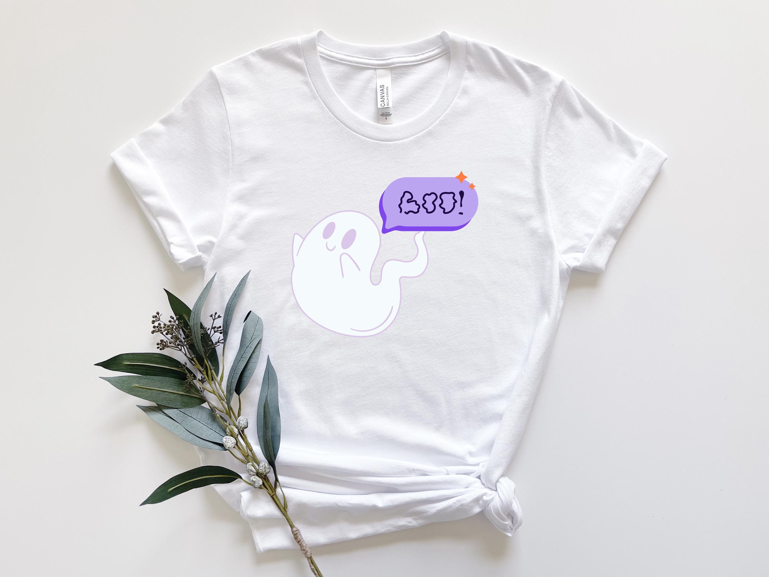 Halloween cute boo ghost shirt, Spooky Season Shirt, Fall Shirt, Halloween Gift, halloween ghost shirt, halloween ghost