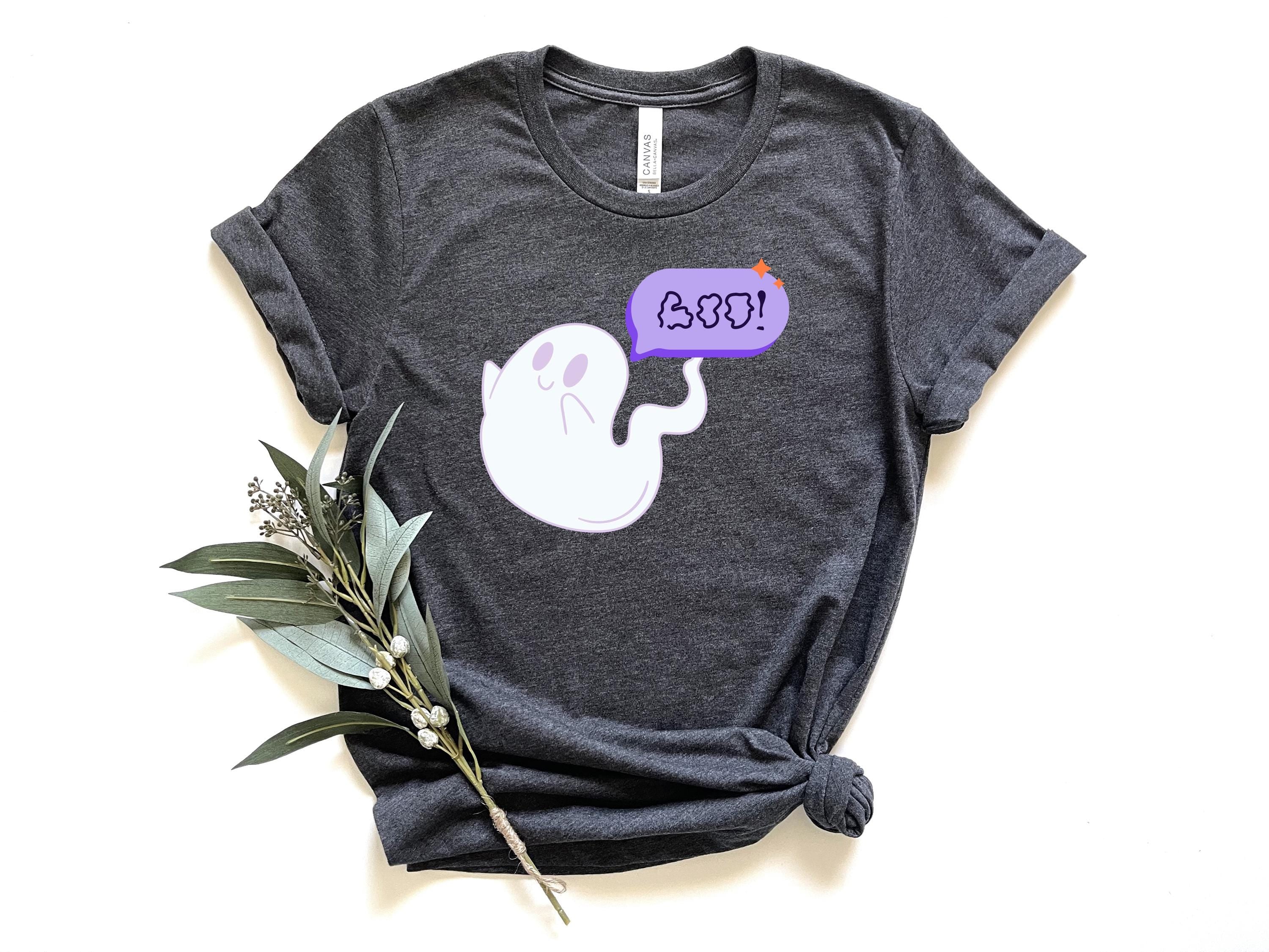 Halloween cute boo ghost shirt, Spooky Season Shirt, Fall Shirt, Halloween Gift, halloween ghost shirt, halloween ghost