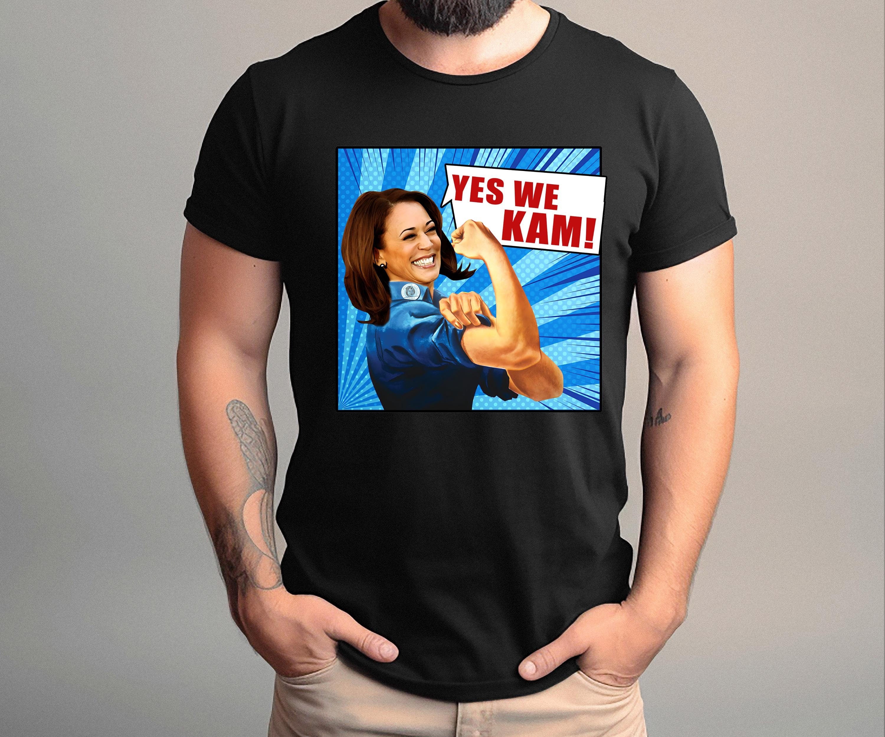 Kamala Harris Yes We Kam Shirt, Madam President Shirt, Vice President Shirt President Kamala Shirt, Democrat Tee, Election Shirt, Yes We Kam