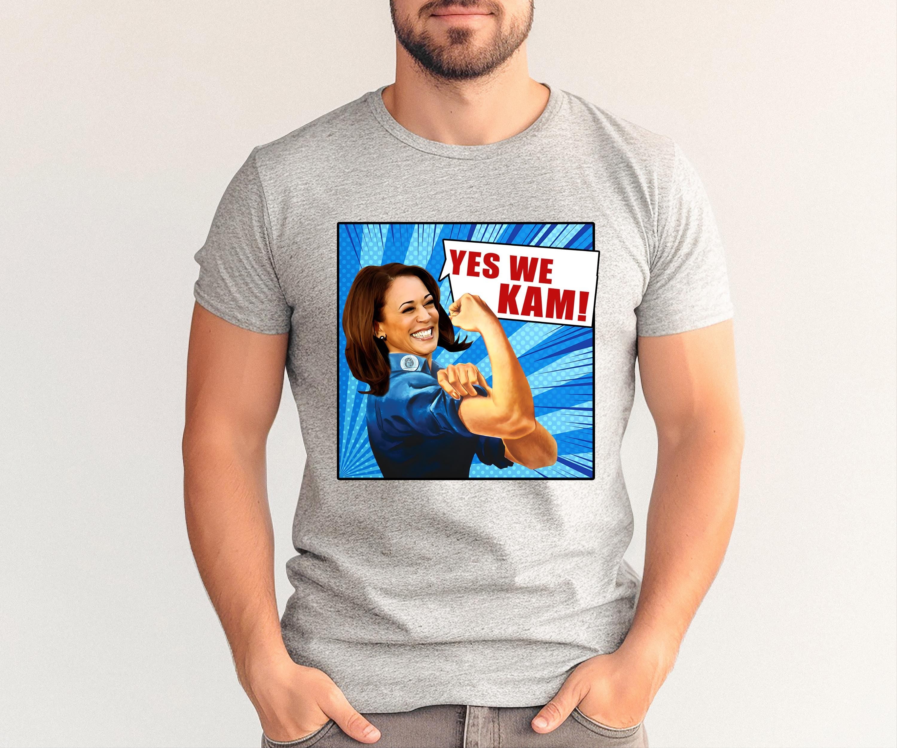 Kamala Harris Yes We Kam Shirt, Madam President Shirt, Vice President Shirt President Kamala Shirt, Democrat Tee, Election Shirt, Yes We Kam
