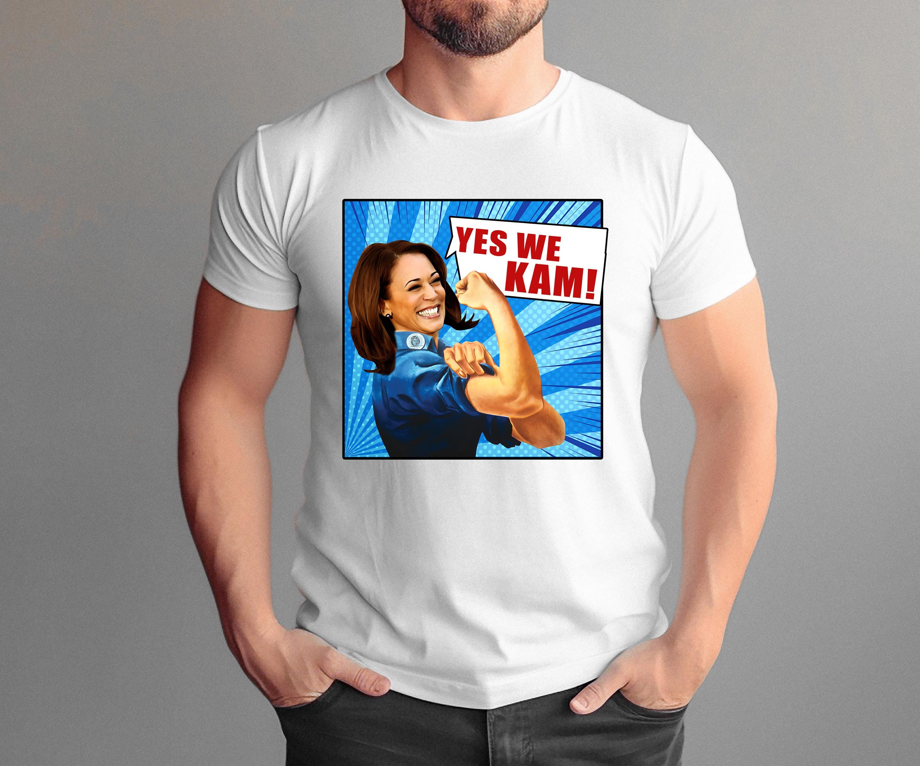 Kamala Harris Yes We Kam Shirt, Madam President Shirt, Vice President Shirt President Kamala Shirt, Democrat Tee, Election Shirt, Yes We Kam