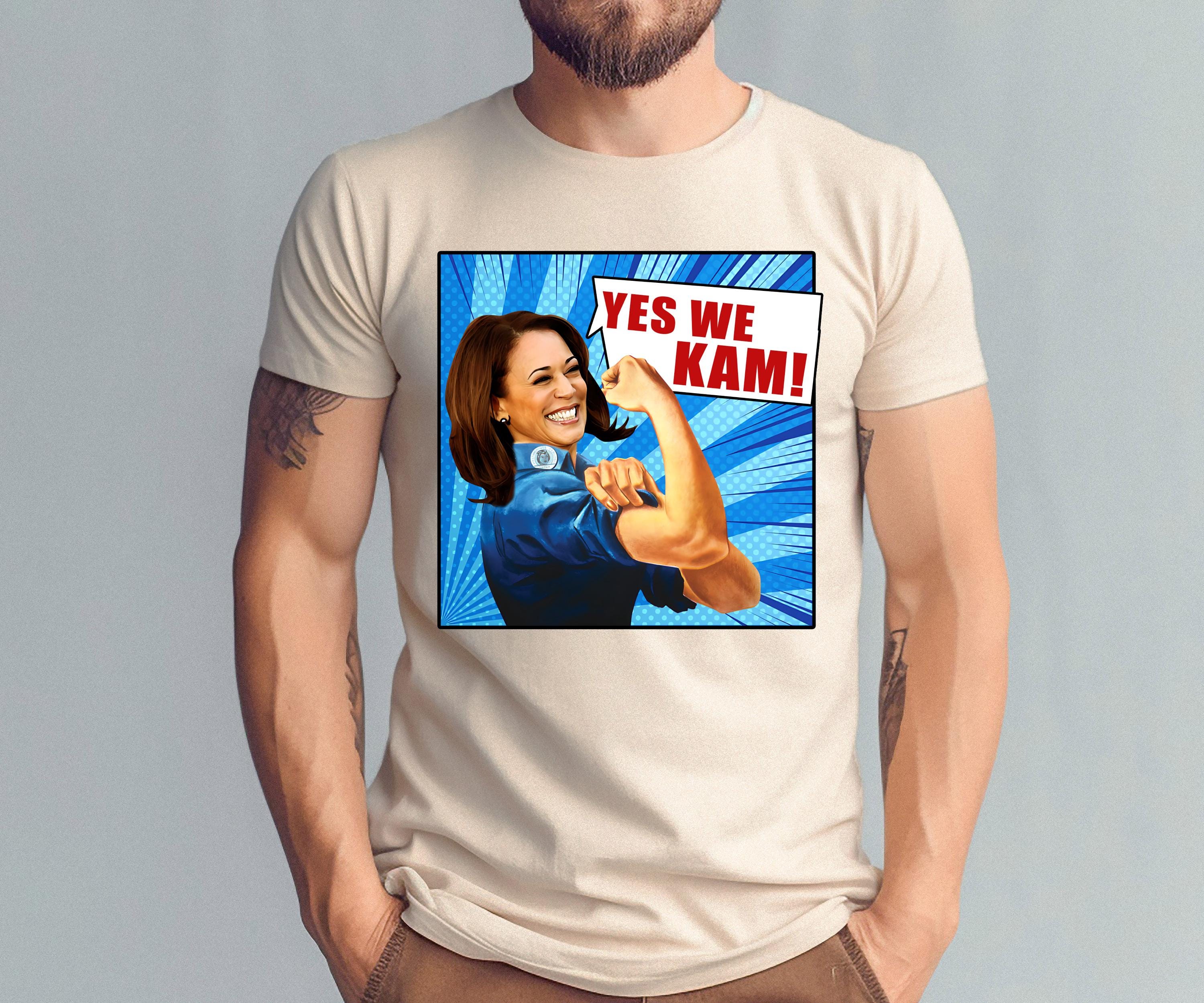 Kamala Harris Yes We Kam Shirt, Madam President Shirt, Vice President Shirt President Kamala Shirt, Democrat Tee, Election Shirt, Yes We Kam