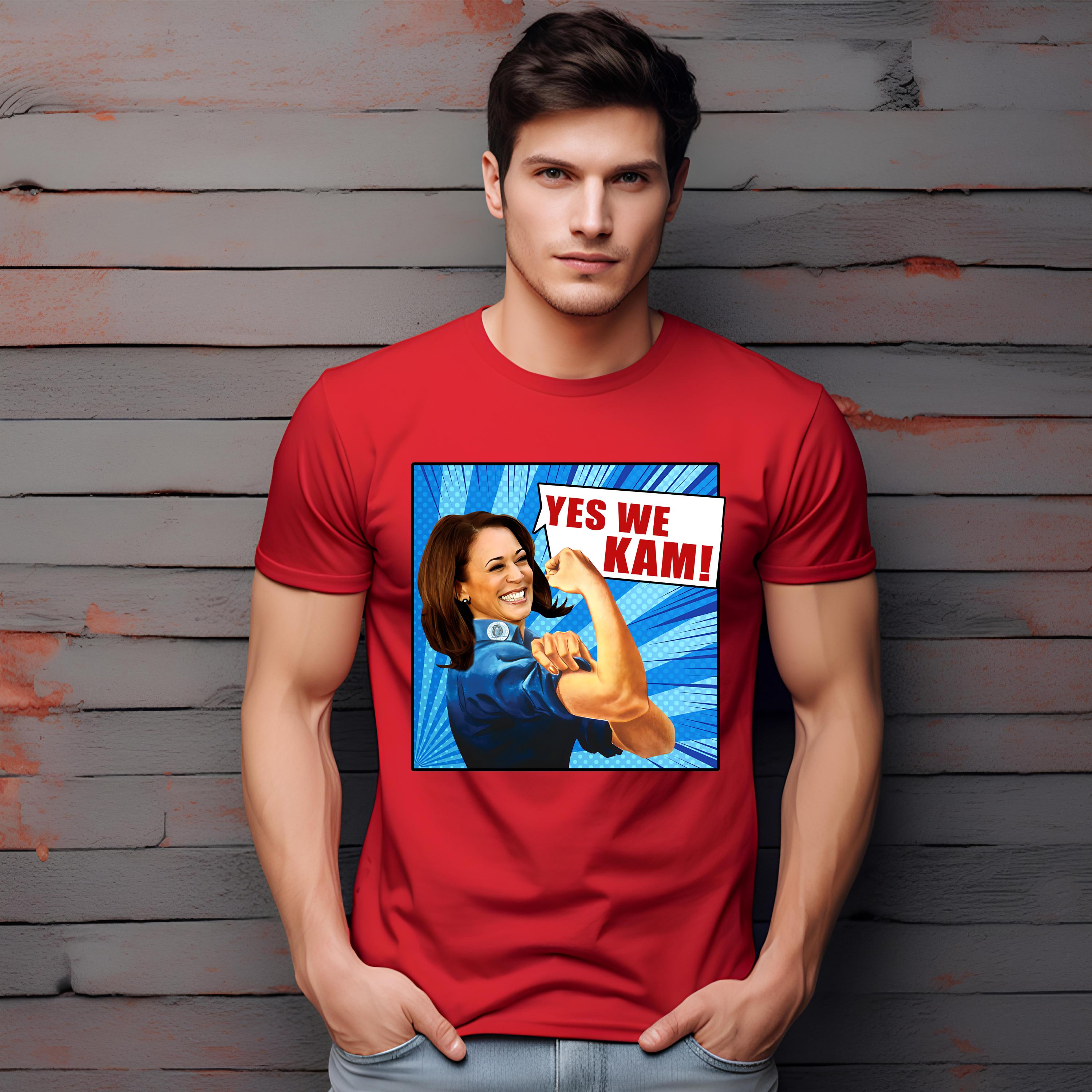 Kamala Harris Yes We Kam Shirt, Madam President Shirt, Vice President Shirt President Kamala Shirt, Democrat Tee, Election Shirt, Yes We Kam