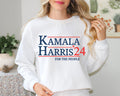 Kamala Harris 24 For The People sweatshirt, Madam President sweatshirt, Kamala Rally sweatshirt, President Kamala Harris 2024 sweatshirt