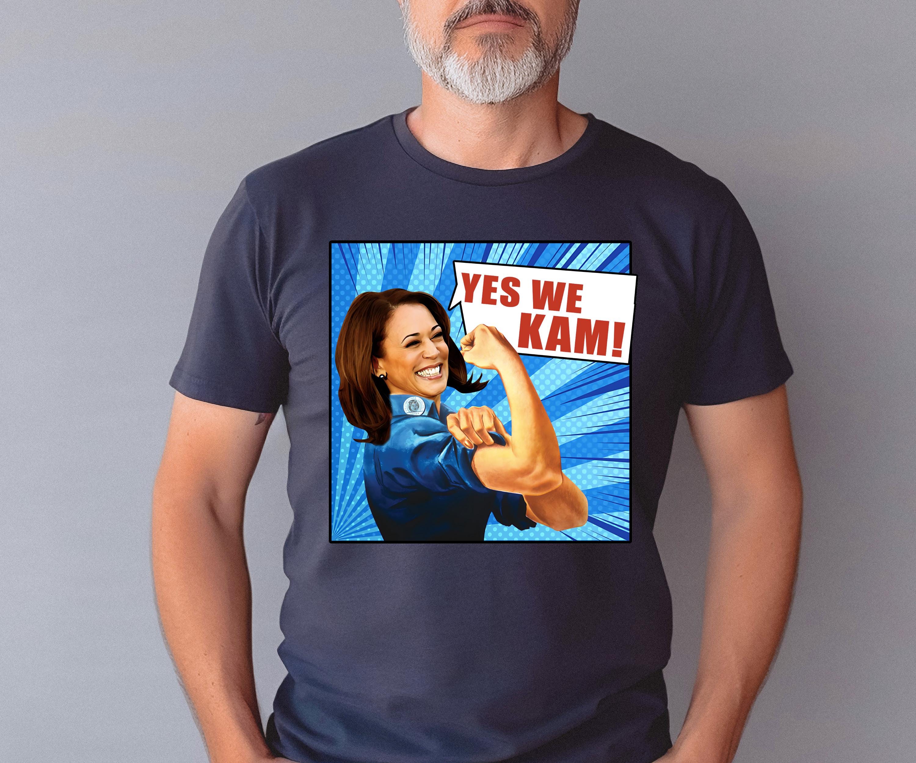 Kamala Harris Yes We Kam Shirt, Madam President Shirt, Vice President Shirt President Kamala Shirt, Democrat Tee, Election Shirt, Yes We Kam