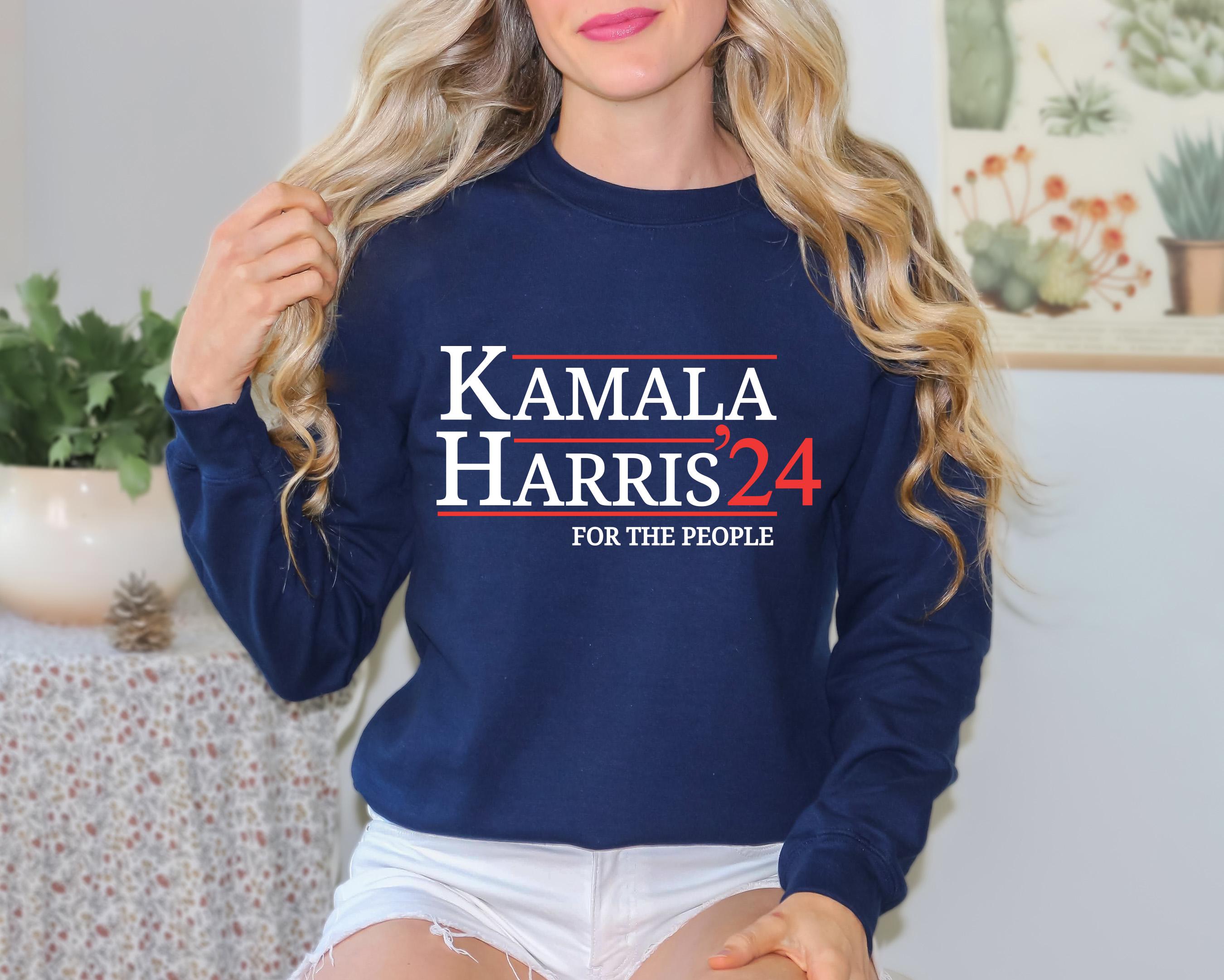 Kamala Harris 24 For The People sweatshirt, Madam President sweatshirt, Kamala Rally sweatshirt, President Kamala Harris 2024 sweatshirt