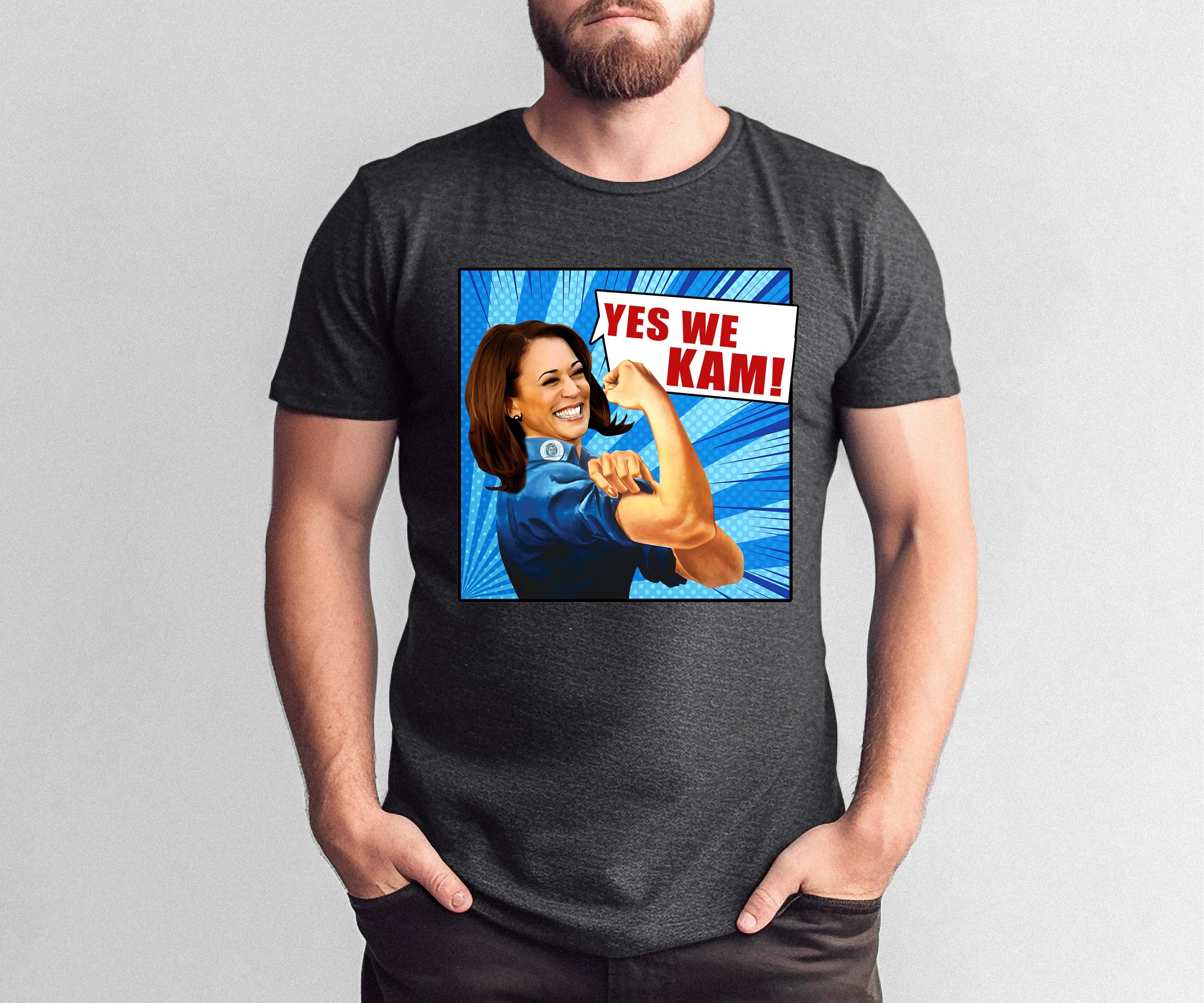 Kamala Harris Yes We Kam Shirt, Madam President Shirt, Vice President Shirt President Kamala Shirt, Democrat Tee, Election Shirt, Yes We Kam