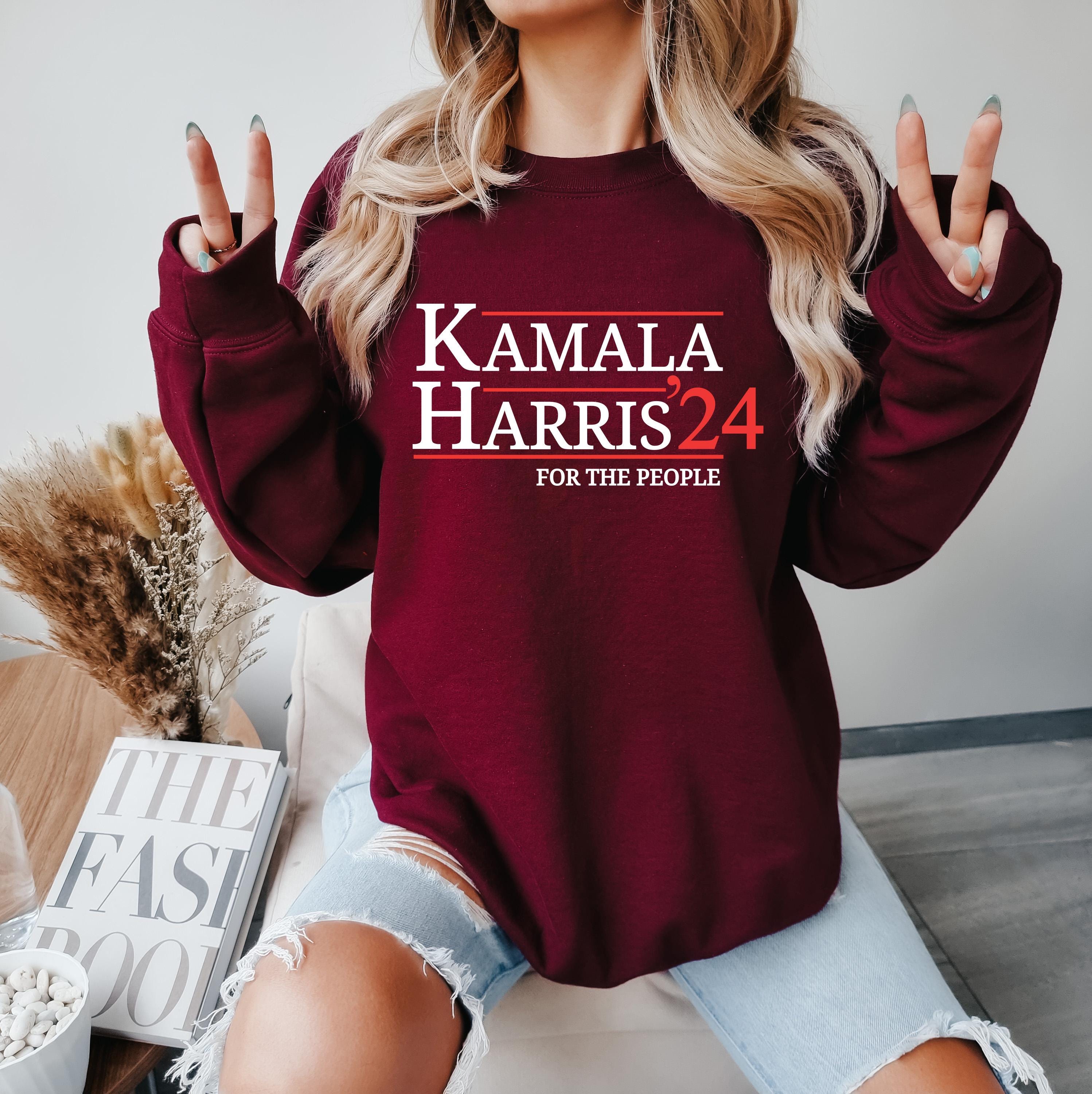 Kamala Harris 24 For The People sweatshirt, Madam President sweatshirt, Kamala Rally sweatshirt, President Kamala Harris 2024 sweatshirt