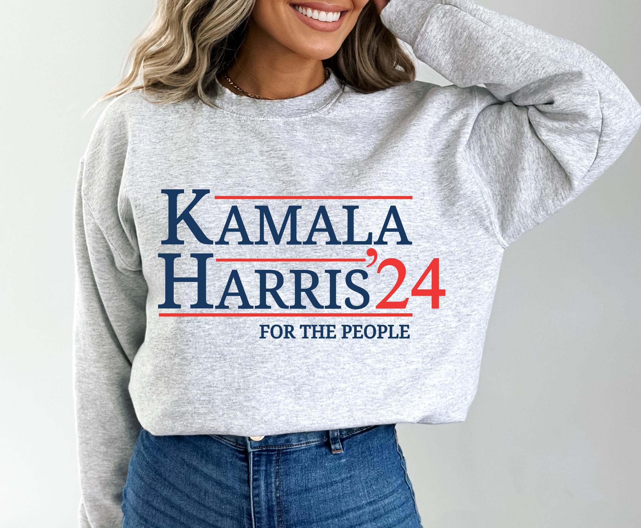 Kamala Harris 24 For The People sweatshirt, Madam President sweatshirt, Kamala Rally sweatshirt, President Kamala Harris 2024 sweatshirt