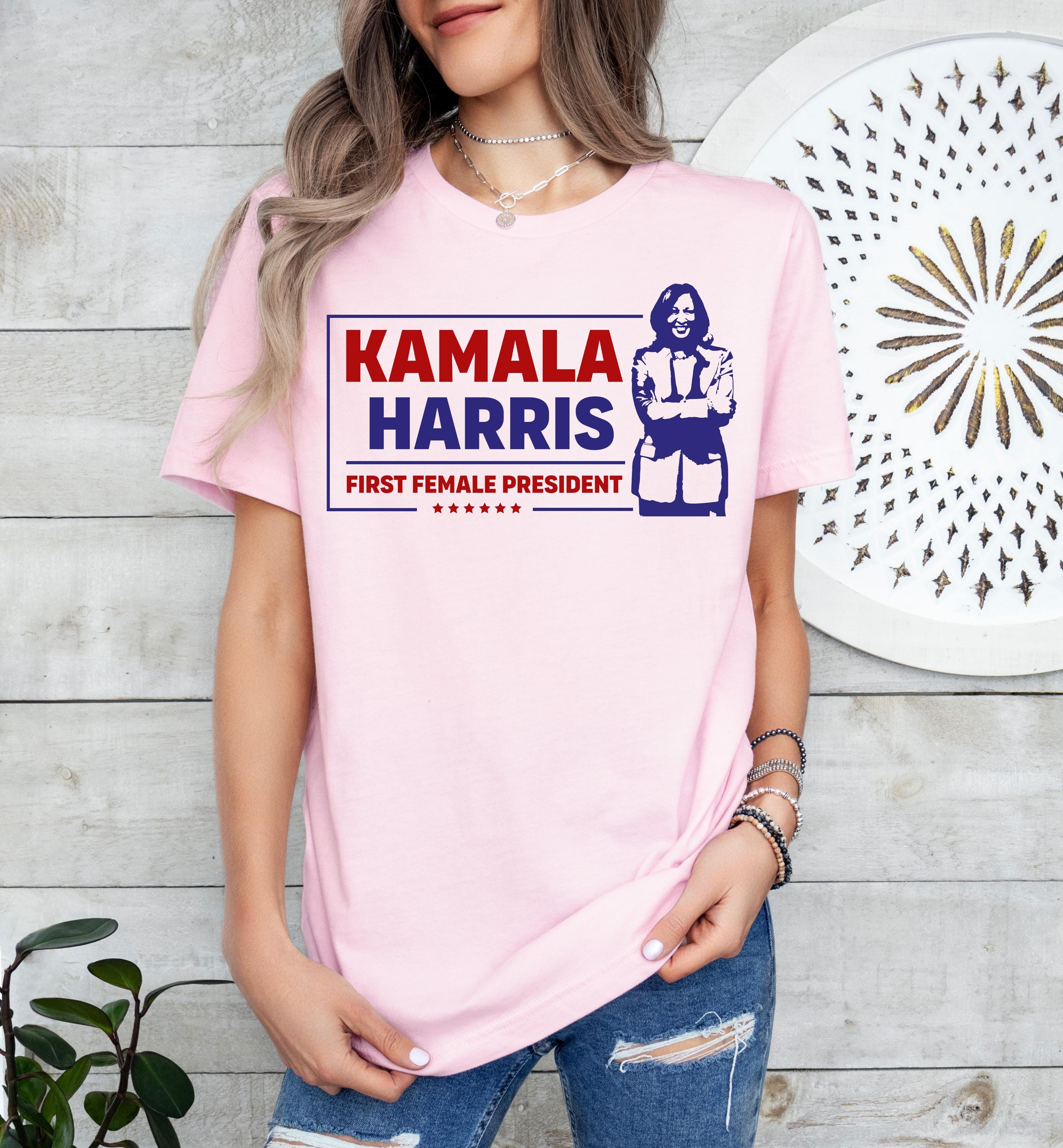 First female president Kamala Harris ,Madam President Shirt, President Harris 24, Democrat Tee, Election Shirt, Vote For Harris
