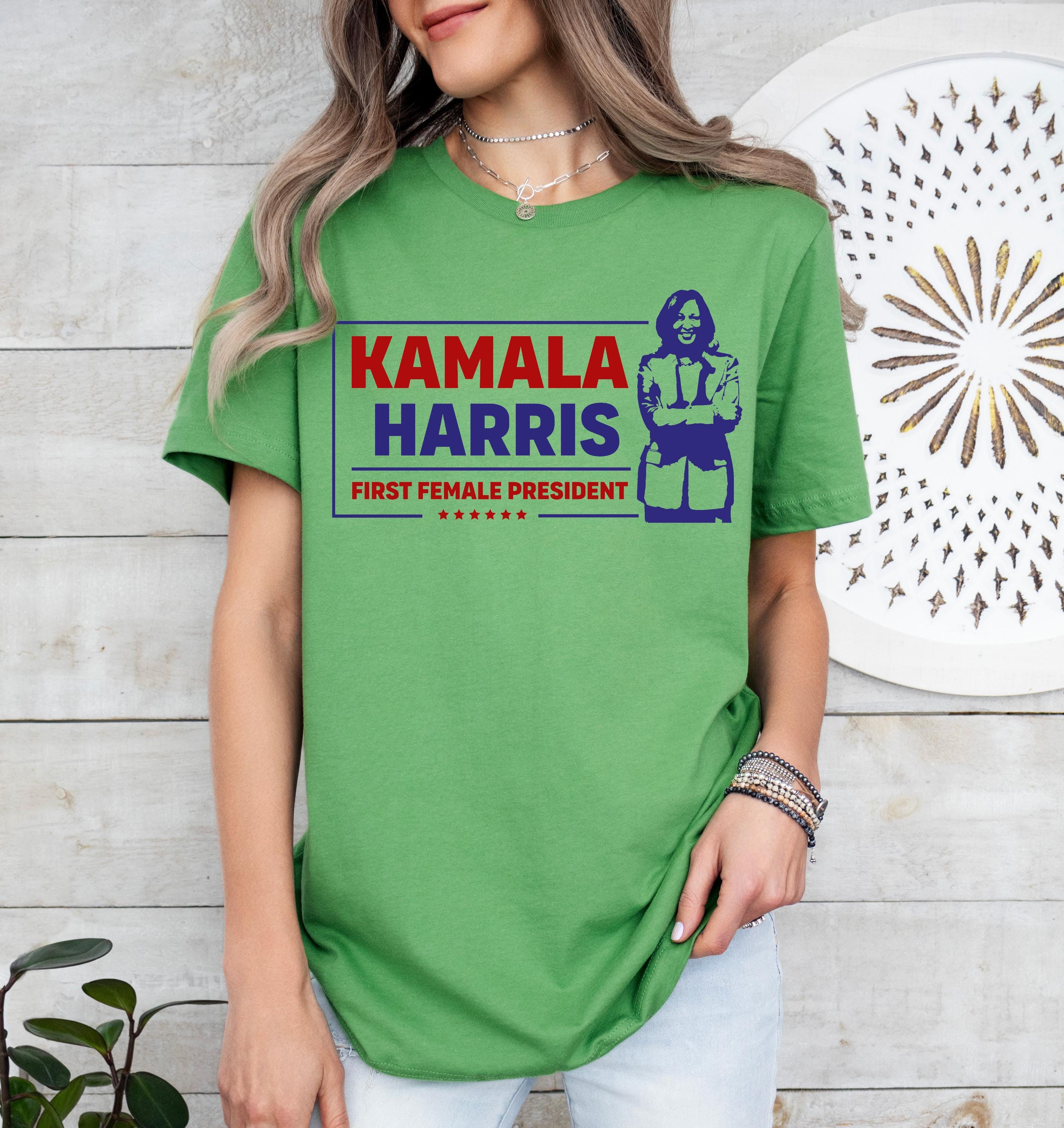 First female president Kamala Harris ,Madam President Shirt, President Harris 24, Democrat Tee, Election Shirt, Vote For Harris