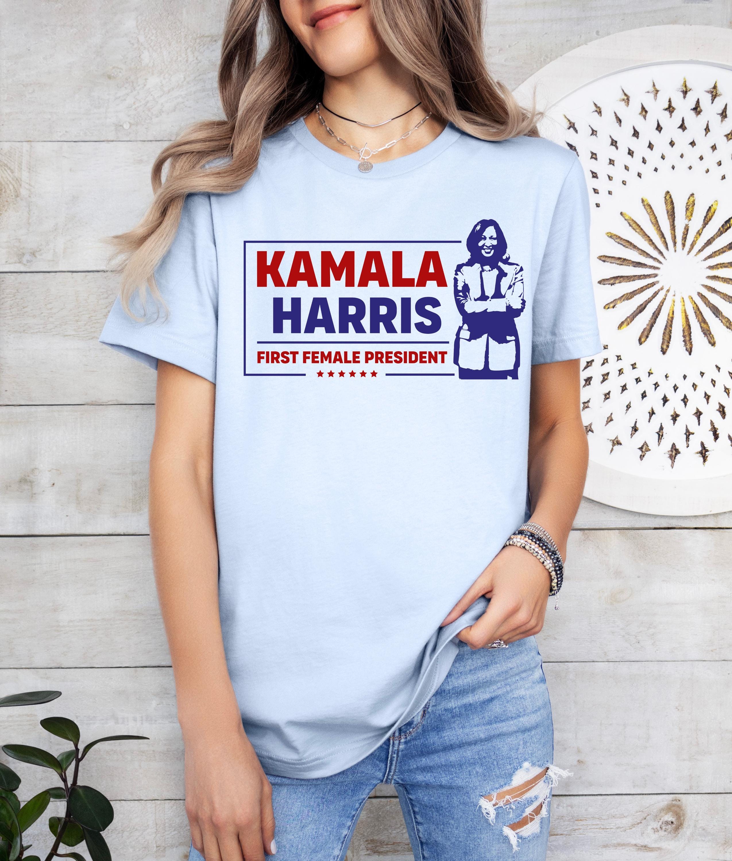 First female president Kamala Harris ,Madam President Shirt, President Harris 24, Democrat Tee, Election Shirt, Vote For Harris