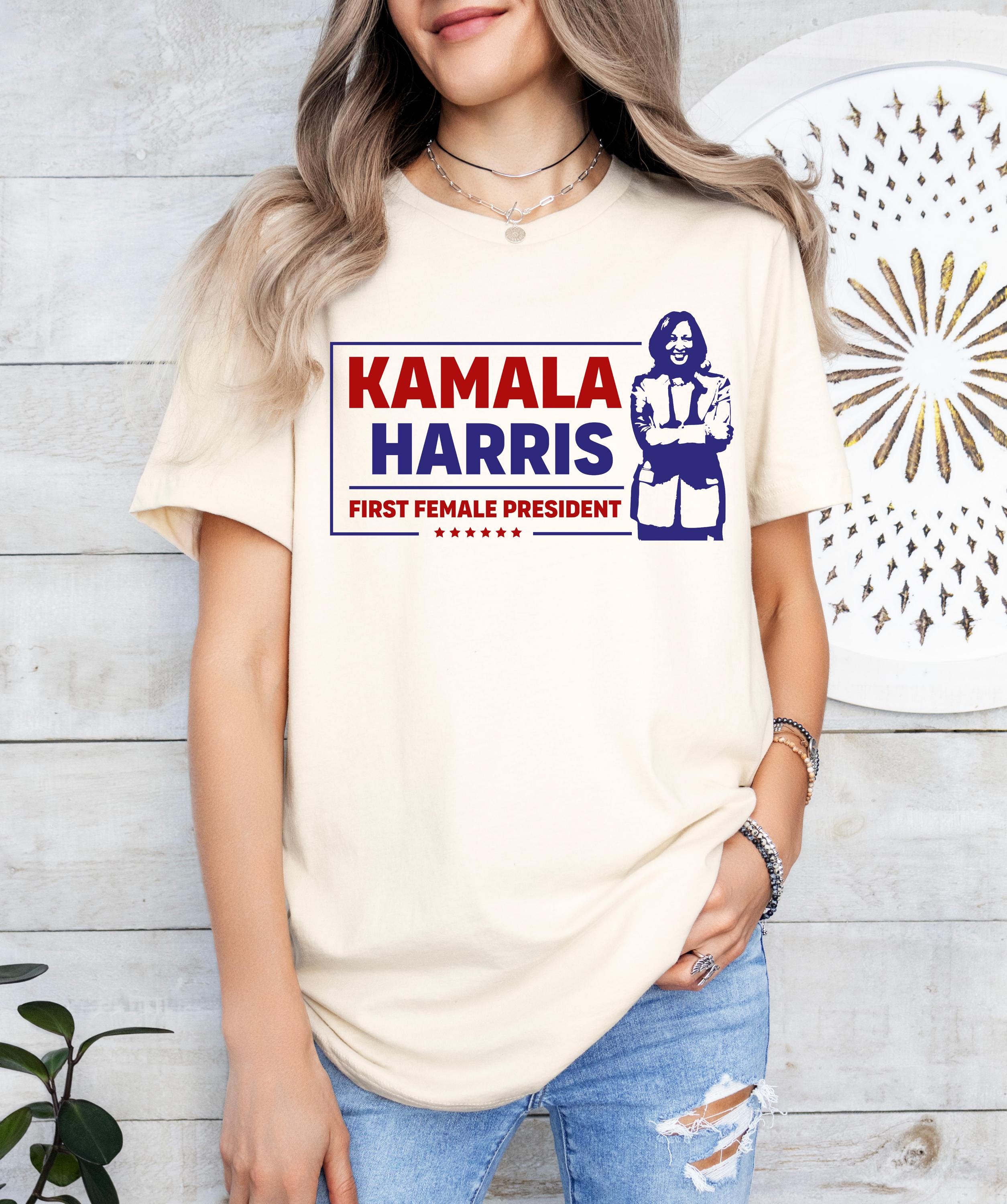First female president Kamala Harris ,Madam President Shirt, President Harris 24, Democrat Tee, Election Shirt, Vote For Harris