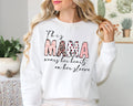 Mama Sweatshirt with Kid Name, Mama Sweatshirt For Valentine's Day Mama Valentines Day Gift, Valentines Day Gigi, Nana Sweatshirt