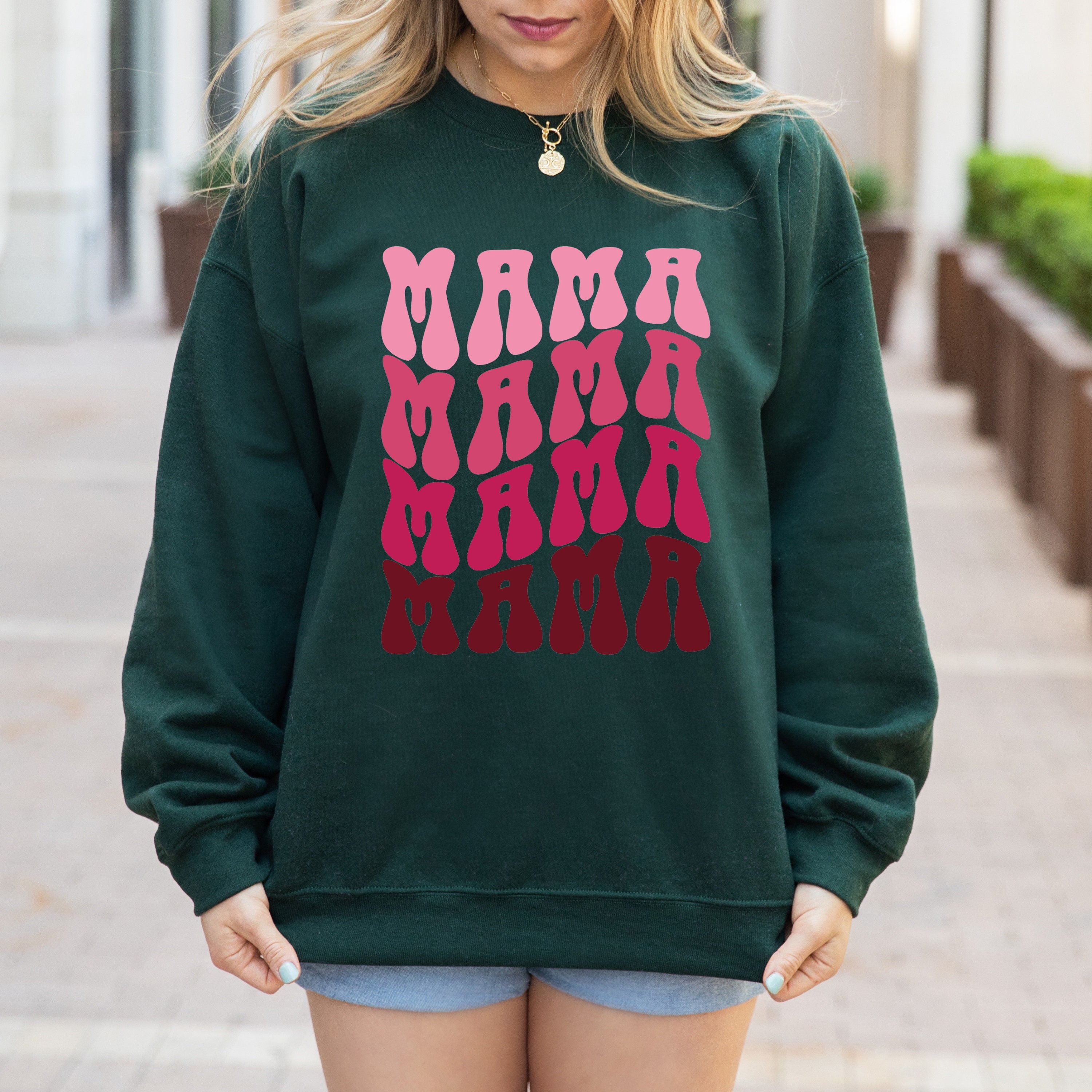 Mama Valentine Sweatshirt, Happy Mother's Day Sweatshirt, Custom Mother Gift, New Mom Gift, Mommy Shirt, Mom Birthday Gift, Mom Sweatshirt