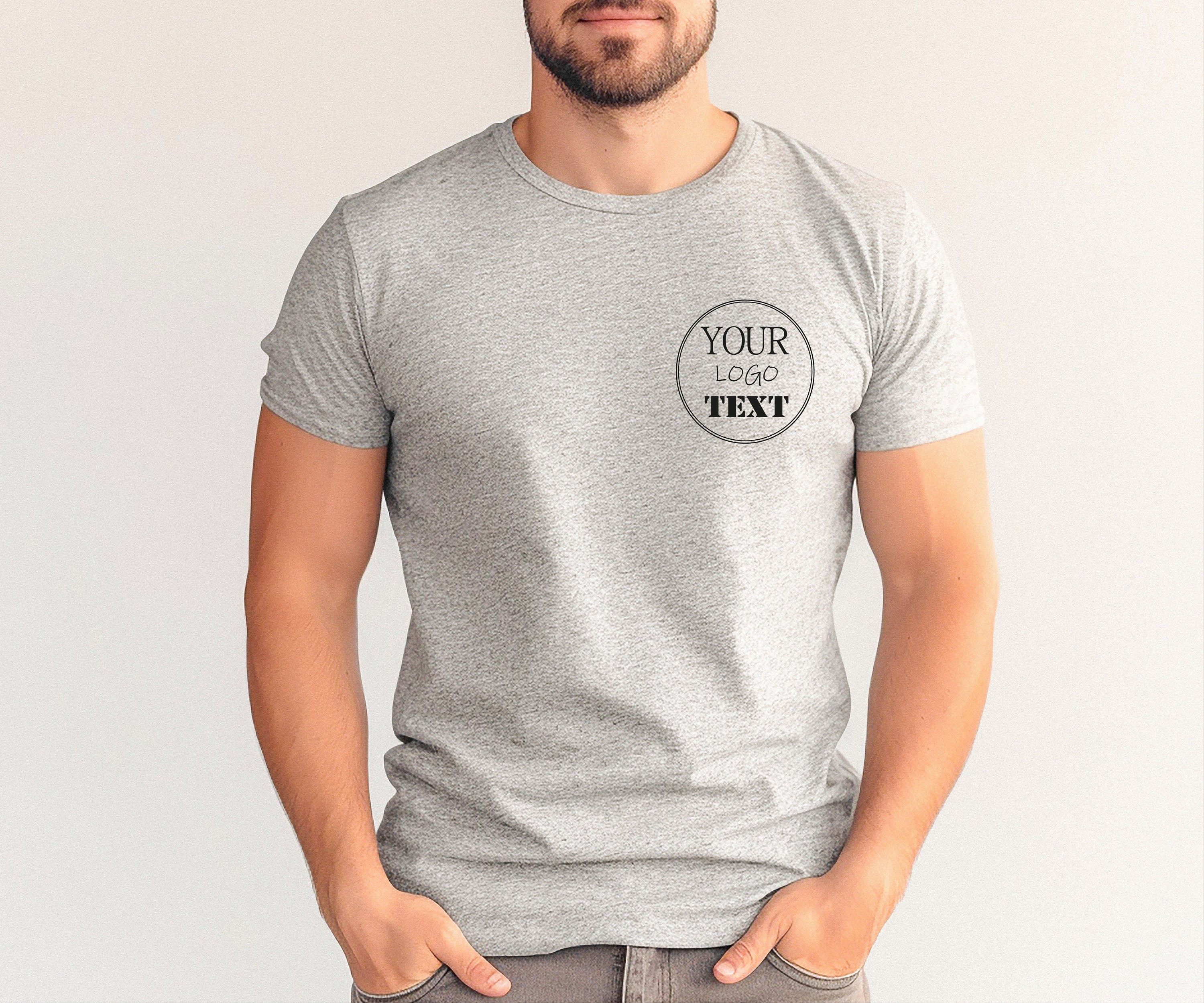 Bella Canvas Your Text Shirt, Colorful Logo Shirt, Brand Logo Shirt, Add your Own Text, Personal Text Sweatshirt, Custom Branding Logo Shirt
