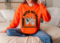 Vibin with my demons Halloween sweatshirt, Halloween vintage sweatshirt, Demons witch sweatshirt, Spooky season sweatshirt,  Fall sweatshirt