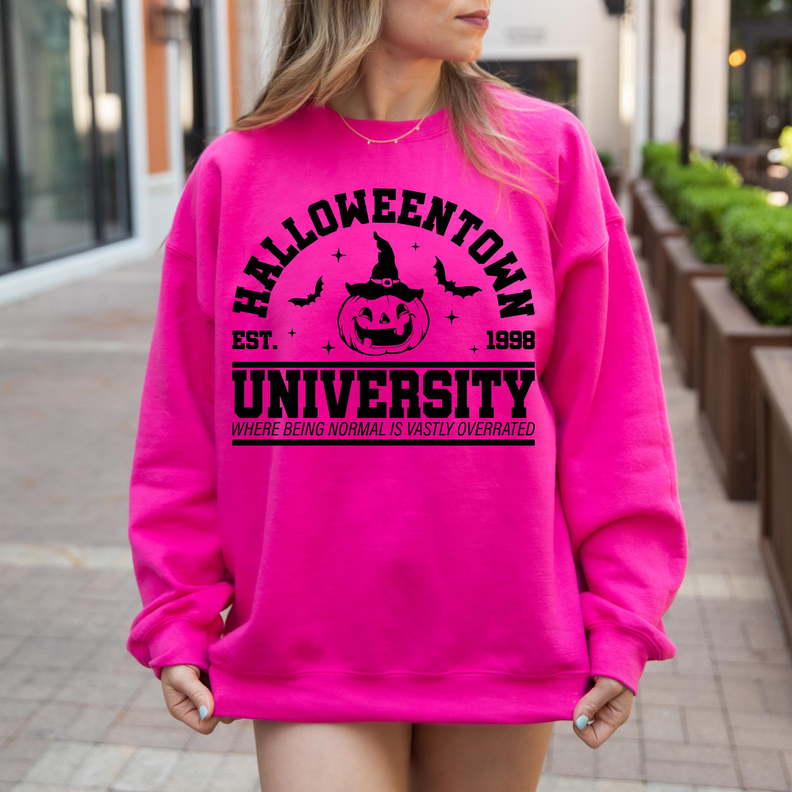 Halloween Town pumpkin University Sweatshirt, Halloweentown 1998 Sweatshirt, Pumpkin Halloween Sweatshirt, Spooky season Sweatshirt