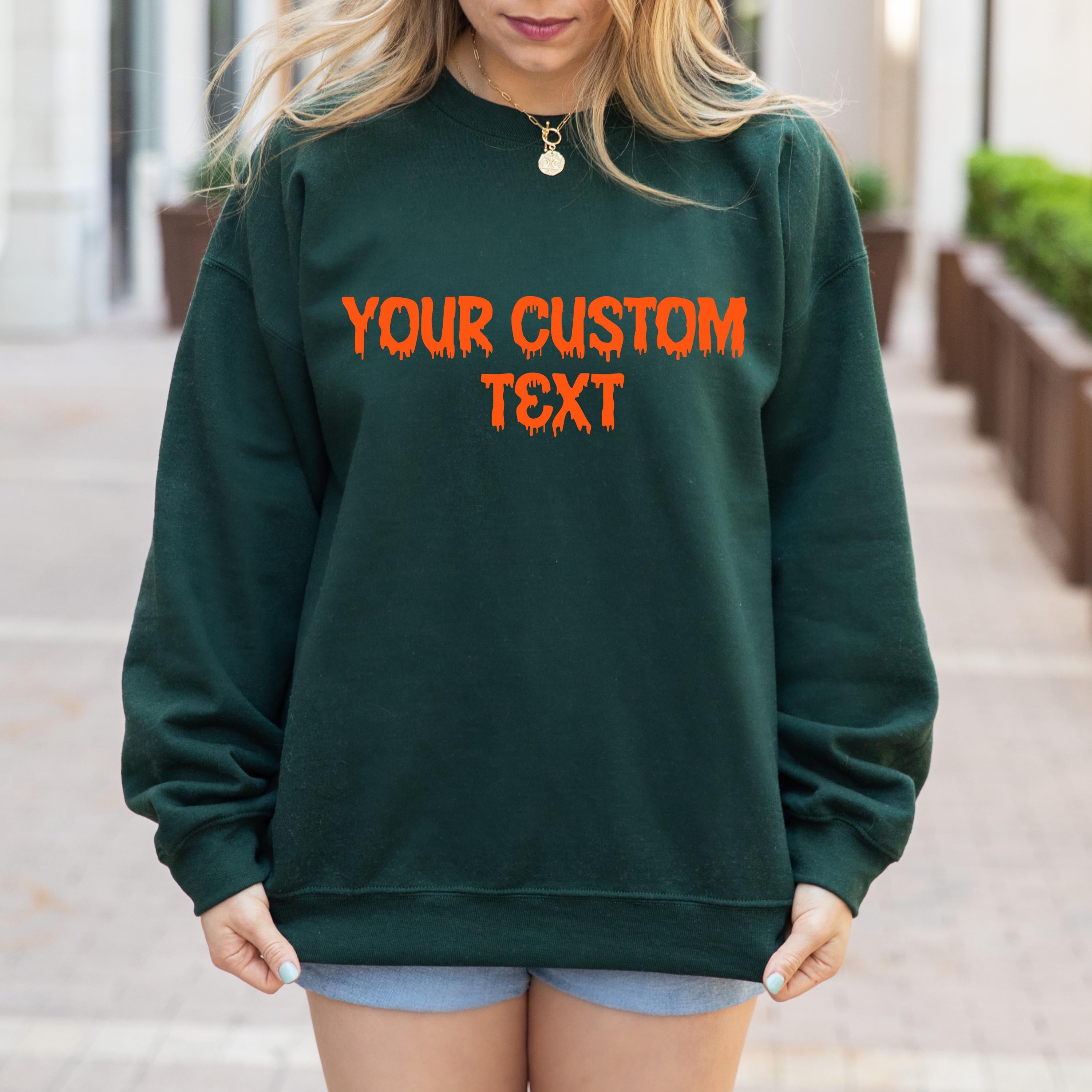 Your Custom Text Halloween Sweatshirt, Mommy, Daddy, Custom Sweatshirt, Personalized family Halloween Sweatshirt, Halloween Gifts, Mama Gift
