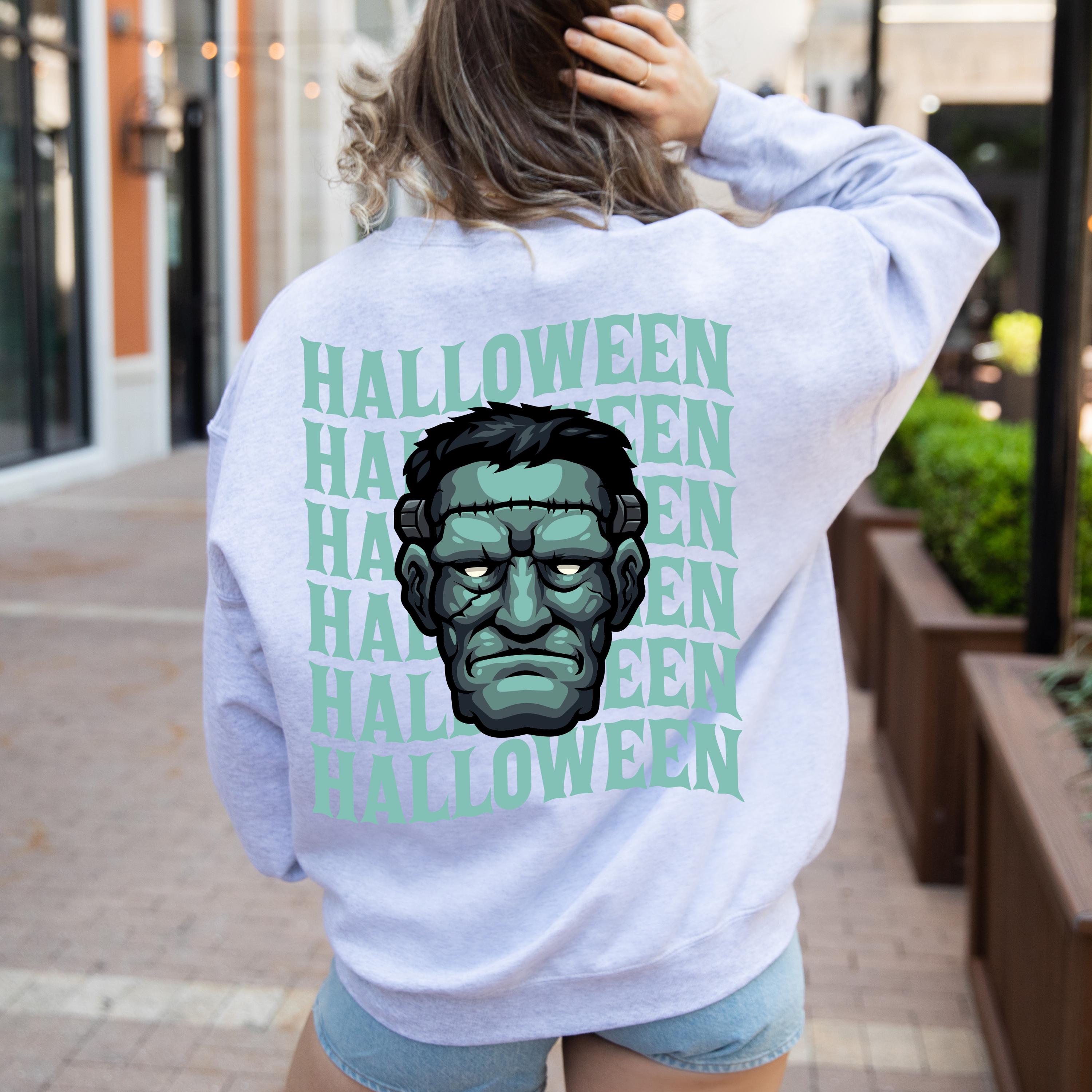 Spooky Season Halloween monster Sweatshirt, Halloween Sweatshirt, Vintage monster, monster Sweatshirt Retro Halloween Sweatshirt