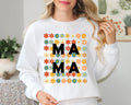 Mama Flower Sweatshirt, Mothers Day, Mama Flower Shirt ,Floral Sweatshirt, Wildflower Print, Gift for Mom, Mom Sweatshirt