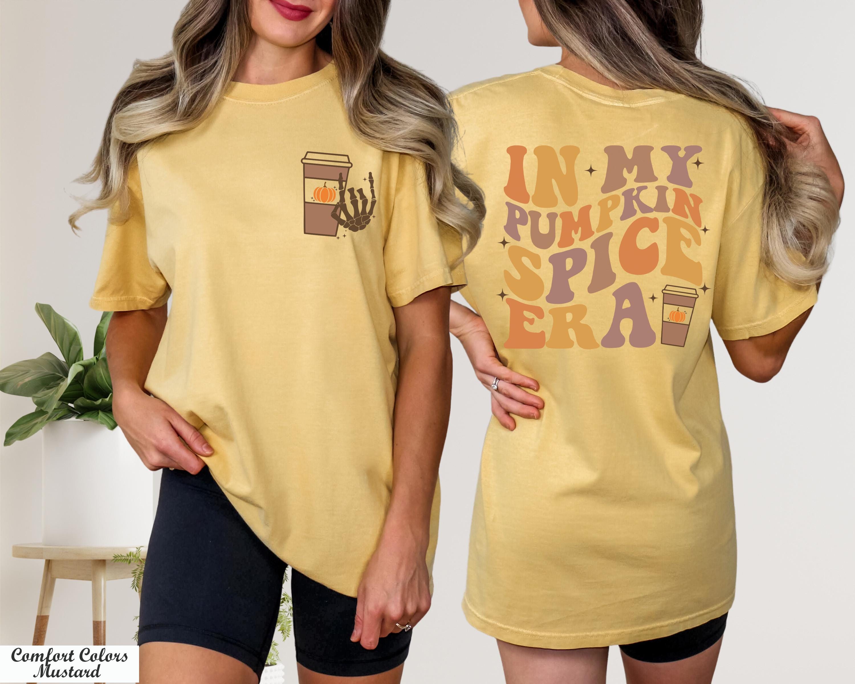 In My Pumpkin Spice Era Shirt, Groovy Fall Shirt, Spice Girl Shirt, Cozy Season Shirt, Fall Coffee Shirt,Thanksgiving Shirt, Halloween Shirt