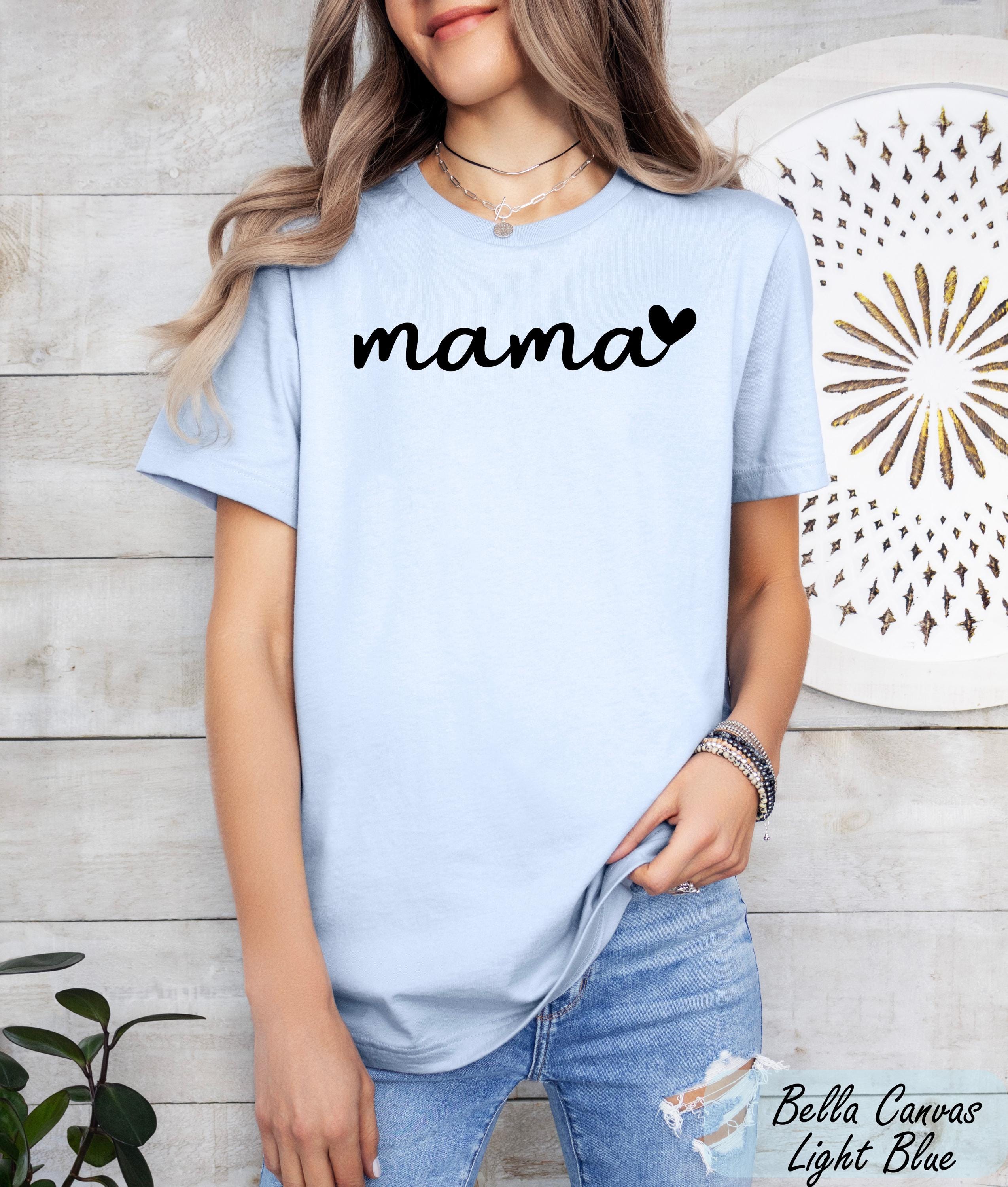 Comfort Colors Mama Heart Shirt, Personalized Mom Shirt With Kids Names, Custom Mama Shirt, Custom Name Tshirt, Mothers Day Gifts for Her