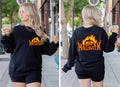 Happy halloween spooky pumpkin sweatshirt, Spooky Sweatshirt, Halloween gift Sweatshirt, Fall season sweatshirt, Halloween sweatshirt