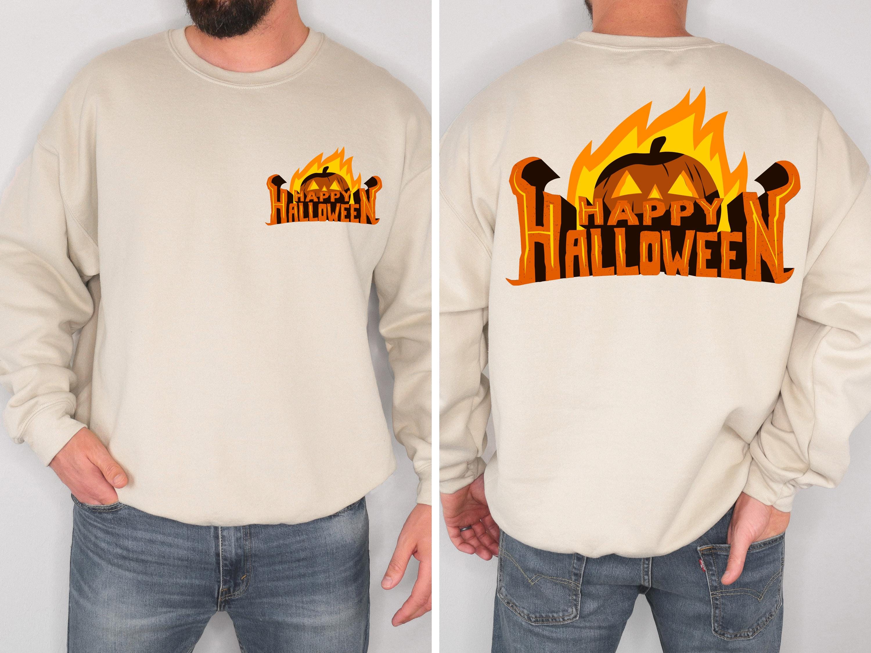 Happy halloween spooky pumpkin sweatshirt, Spooky Sweatshirt, Halloween gift Sweatshirt, Fall season sweatshirt, Halloween sweatshirt