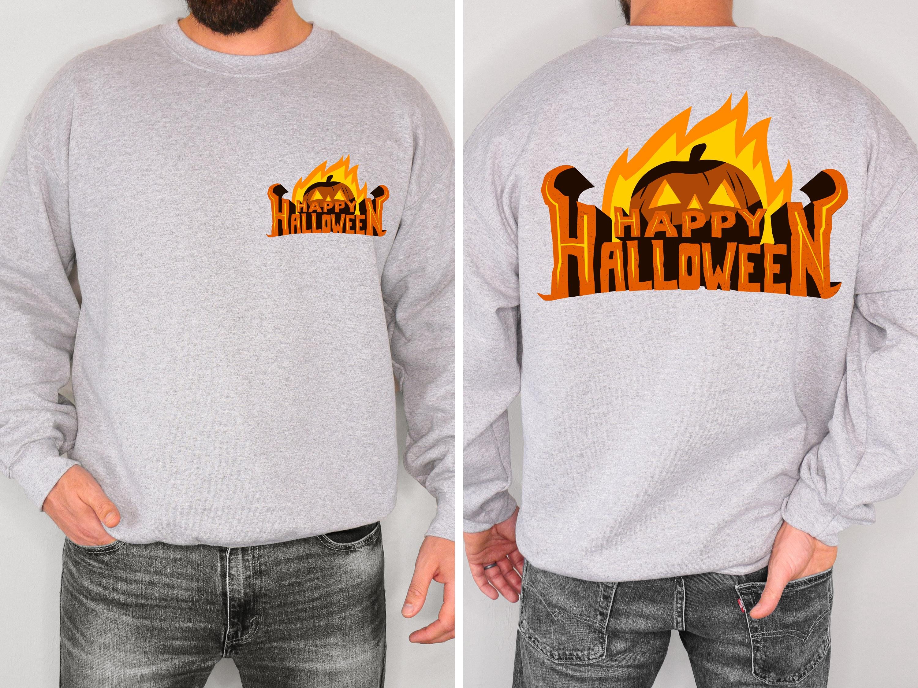 Happy halloween spooky pumpkin sweatshirt, Spooky Sweatshirt, Halloween gift Sweatshirt, Fall season sweatshirt, Halloween sweatshirt