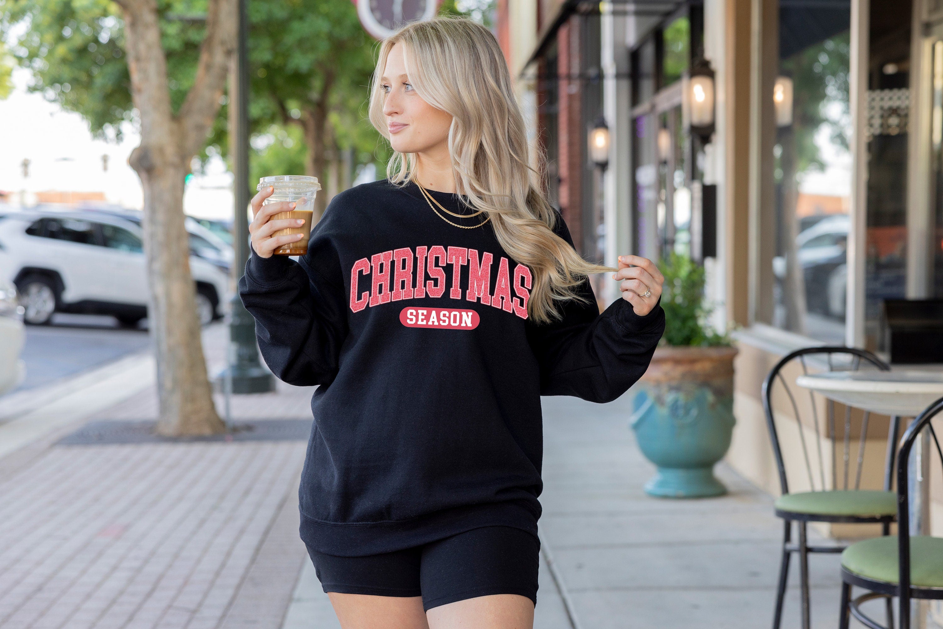 Christmas Season Sweatshirt, Merry Christmas Sweatshirt, Tis The Season Sweatshirt, Trendy Christmas Sweatshirts, Christmas Graphic Tees