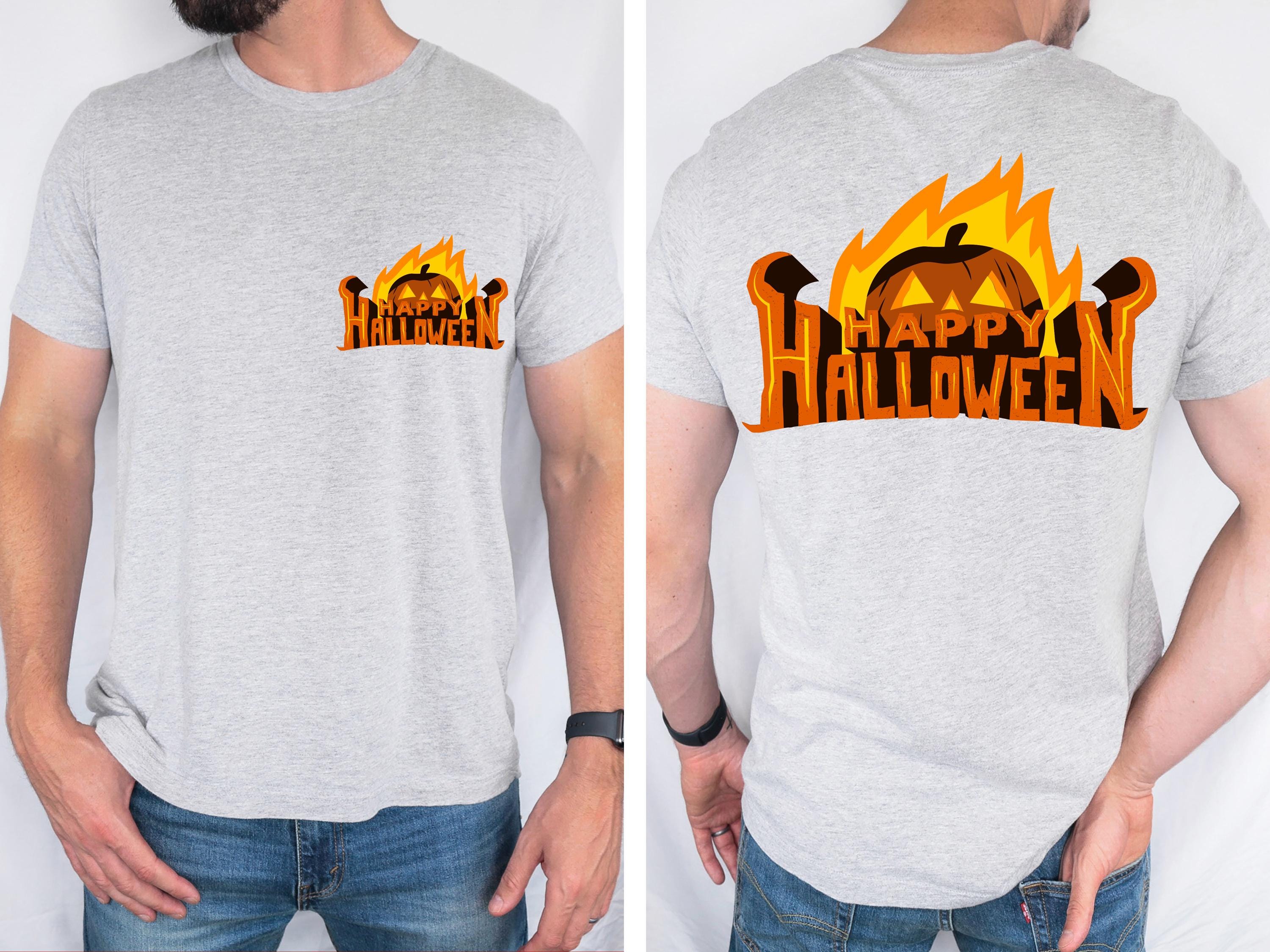 Happy halloween spooky pumpkin shirt , Fall Shirt, Halloween Spooky Season Shirt, Halloween Gift, Halloween unisex Shirt, comfort colors