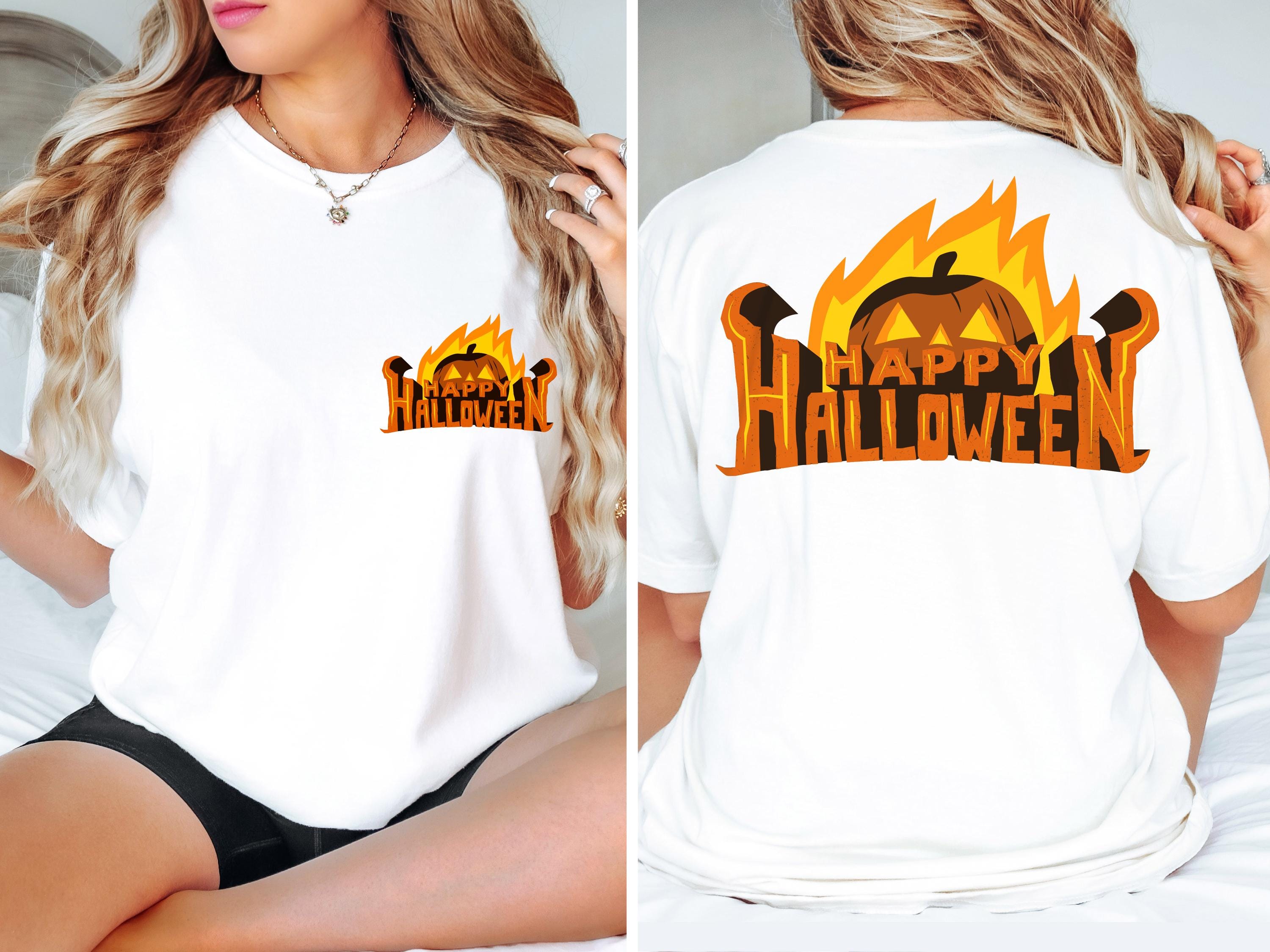 Happy halloween spooky pumpkin shirt , Fall Shirt, Halloween Spooky Season Shirt, Halloween Gift, Halloween unisex Shirt, comfort colors