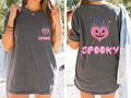 Spooky halloween heart back and front shirt , Fall Shirt, Halloween Spooky Season Shirt, Halloween Gift, Halloween cute Shirt