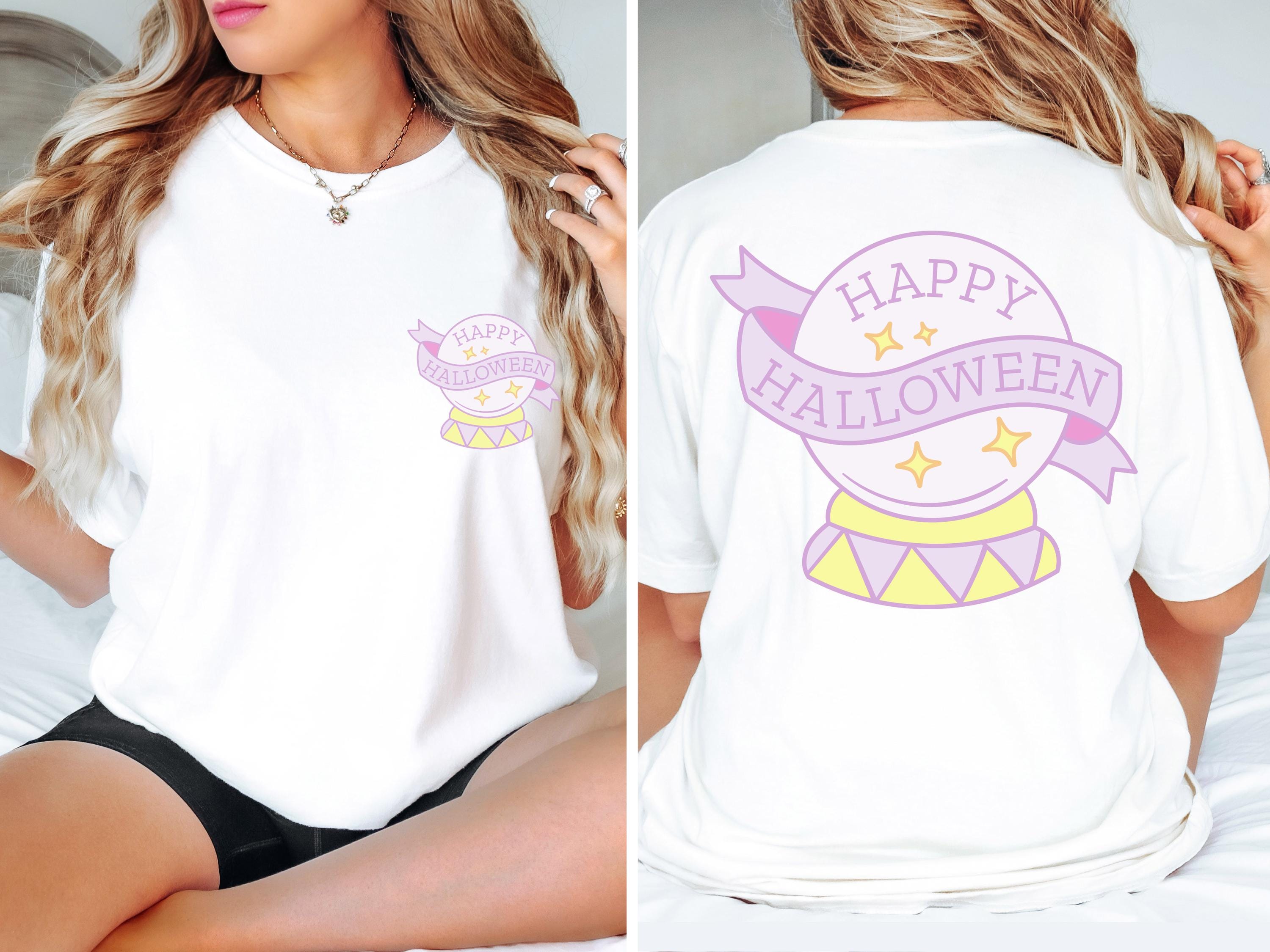 Happy Halloween witch magic ball shirt, Comfort colors , Fall Shirt, Halloween Spooky Season Shirt, Halloween Gift, Halloween cute Shirt
