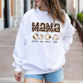 Custom Halloween Ghost Mama Sweatshirt, Spooky Mama Sweatshirt, Ghost Mama Sweatshirt, Personalized Halloween Sweatshirt, Gift for Mom