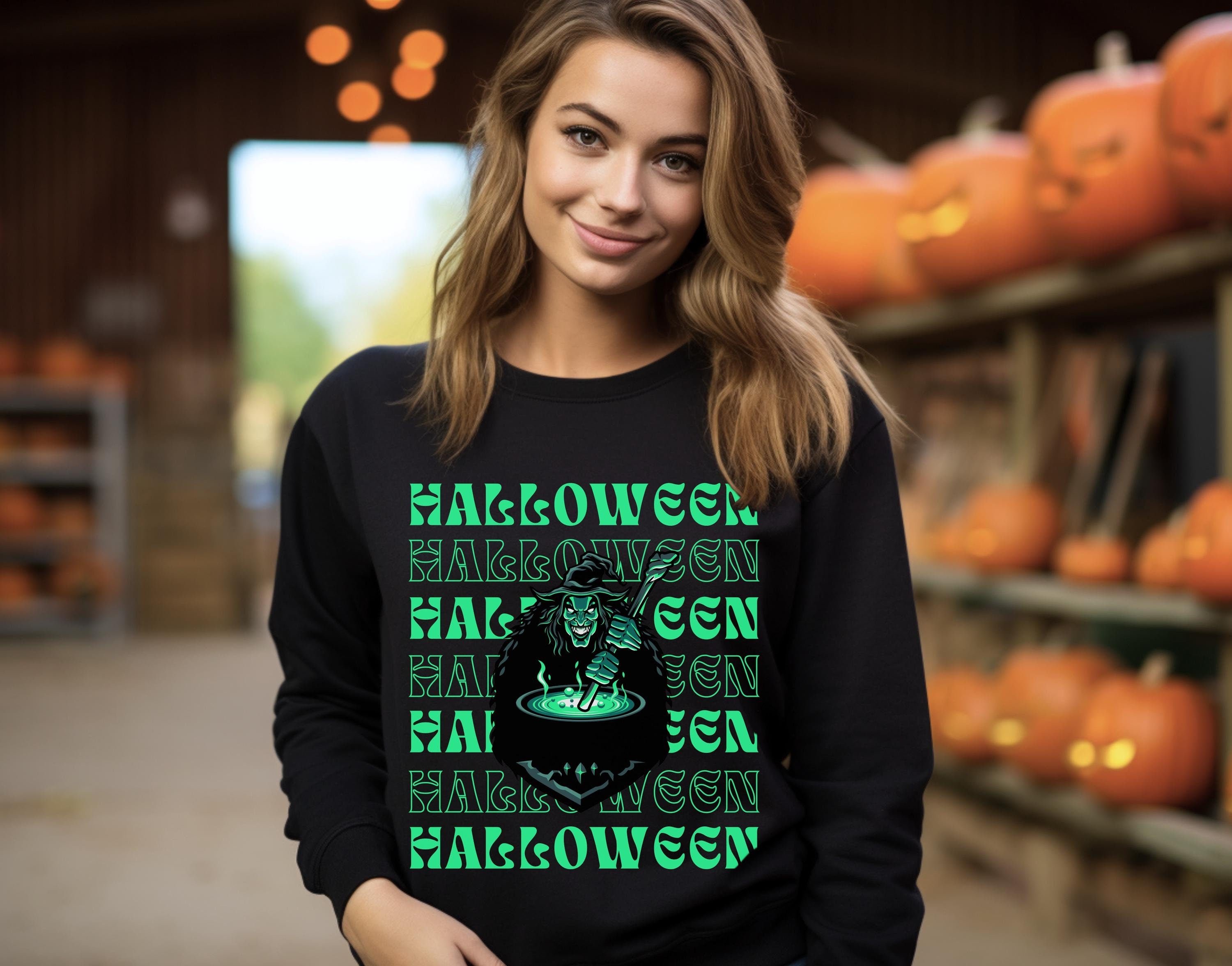 Halloween witch sweatshirt, Spooky Sweatshirt, Retro Halloween Sweatshirt, Witch sweatshirt, Halloween Crewneck, Spooky Season Sweatshirt