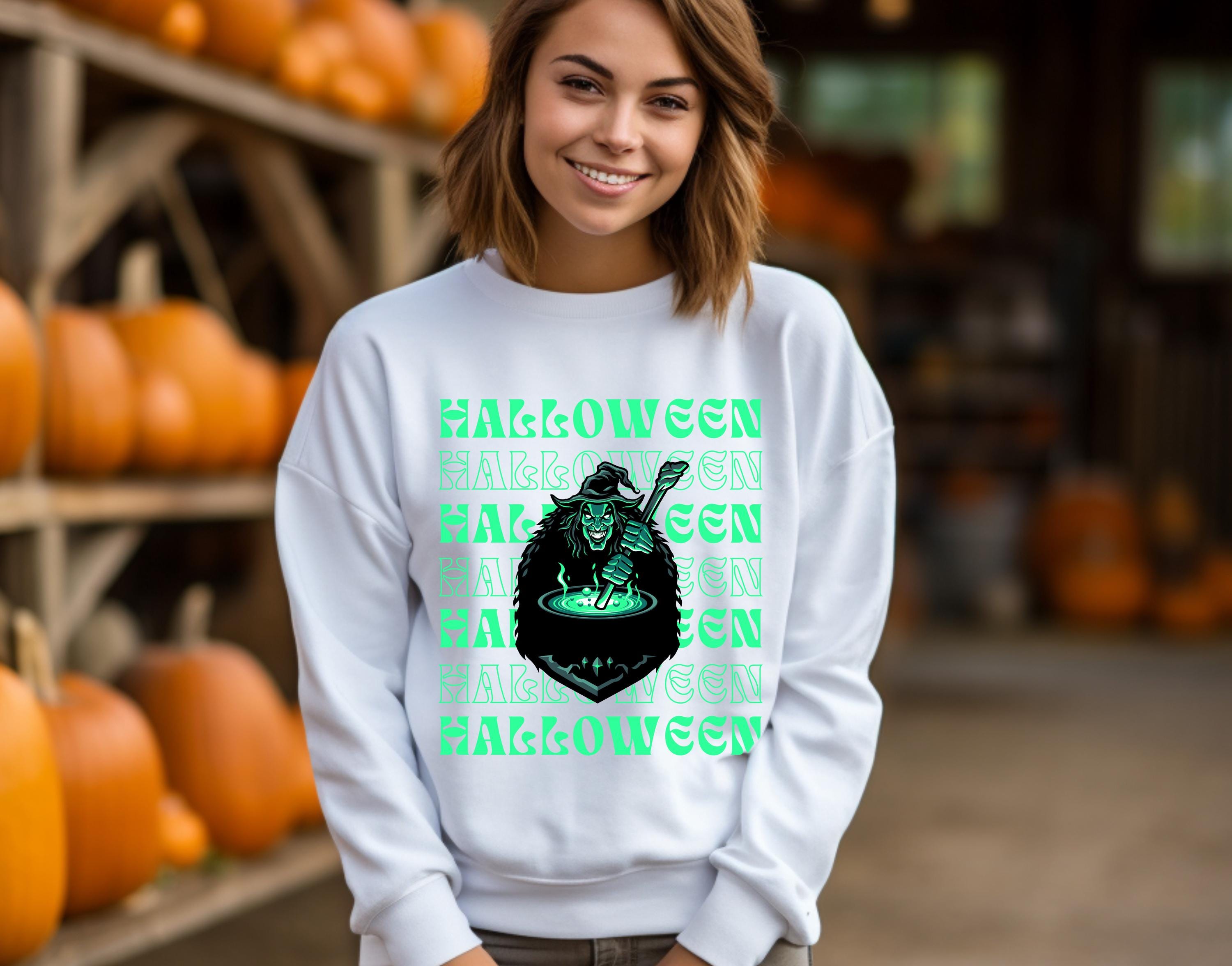 Halloween witch sweatshirt, Spooky Sweatshirt, Retro Halloween Sweatshirt, Witch sweatshirt, Halloween Crewneck, Spooky Season Sweatshirt