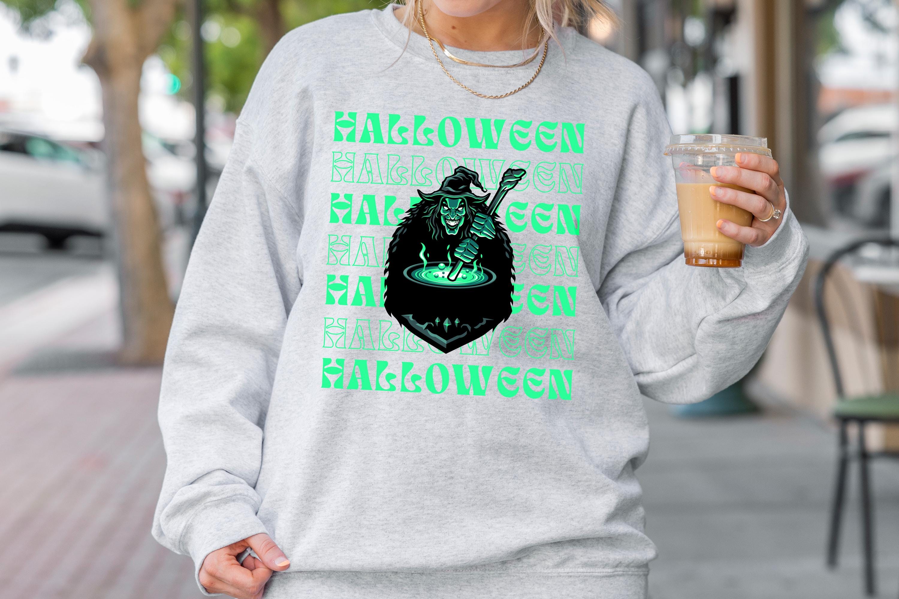 Halloween witch sweatshirt, Spooky Sweatshirt, Retro Halloween Sweatshirt, Witch sweatshirt, Halloween Crewneck, Spooky Season Sweatshirt