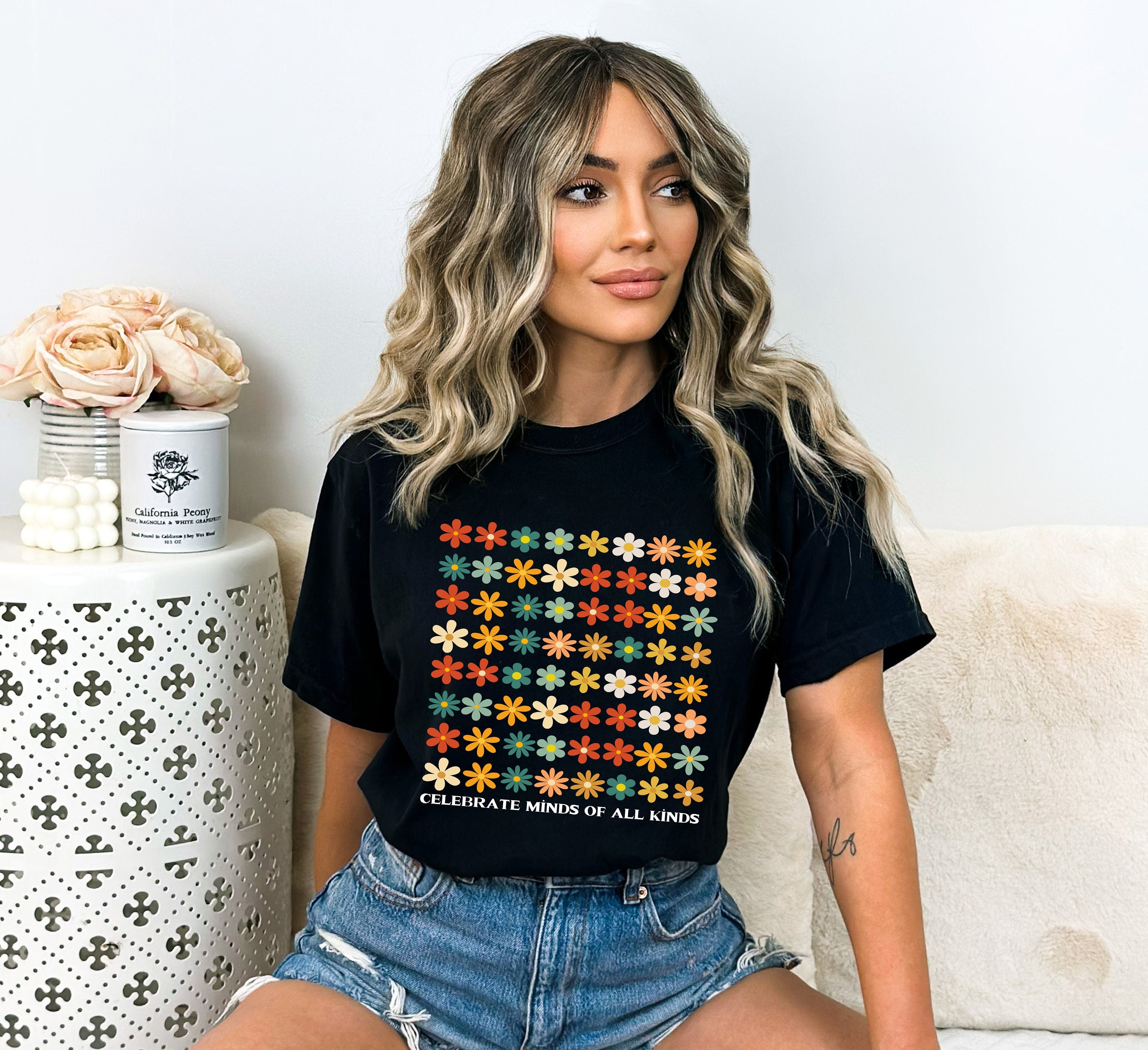Celebrate Minds of All Kinds Shirts,Neurodiversity Shirt, Autism Awareness Shirt,ADHD Shirt, Autism Acceptance Gift for Special,Trendy Shirt