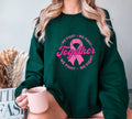 Together We Fight Sweatshirt, Pink Ribbon Breast Cancer Sweatshirt,Warrior,Breast Cancer Awareness Gifts,Breast Cancer Super hero sweater