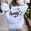 Spooky Sweatshirt, Gothic Sweatshirt, Retro Halloween Sweatshirt, Halloween Crewneck, Spooky Season Sweatshirt, Womens Halloween Sweatshirt