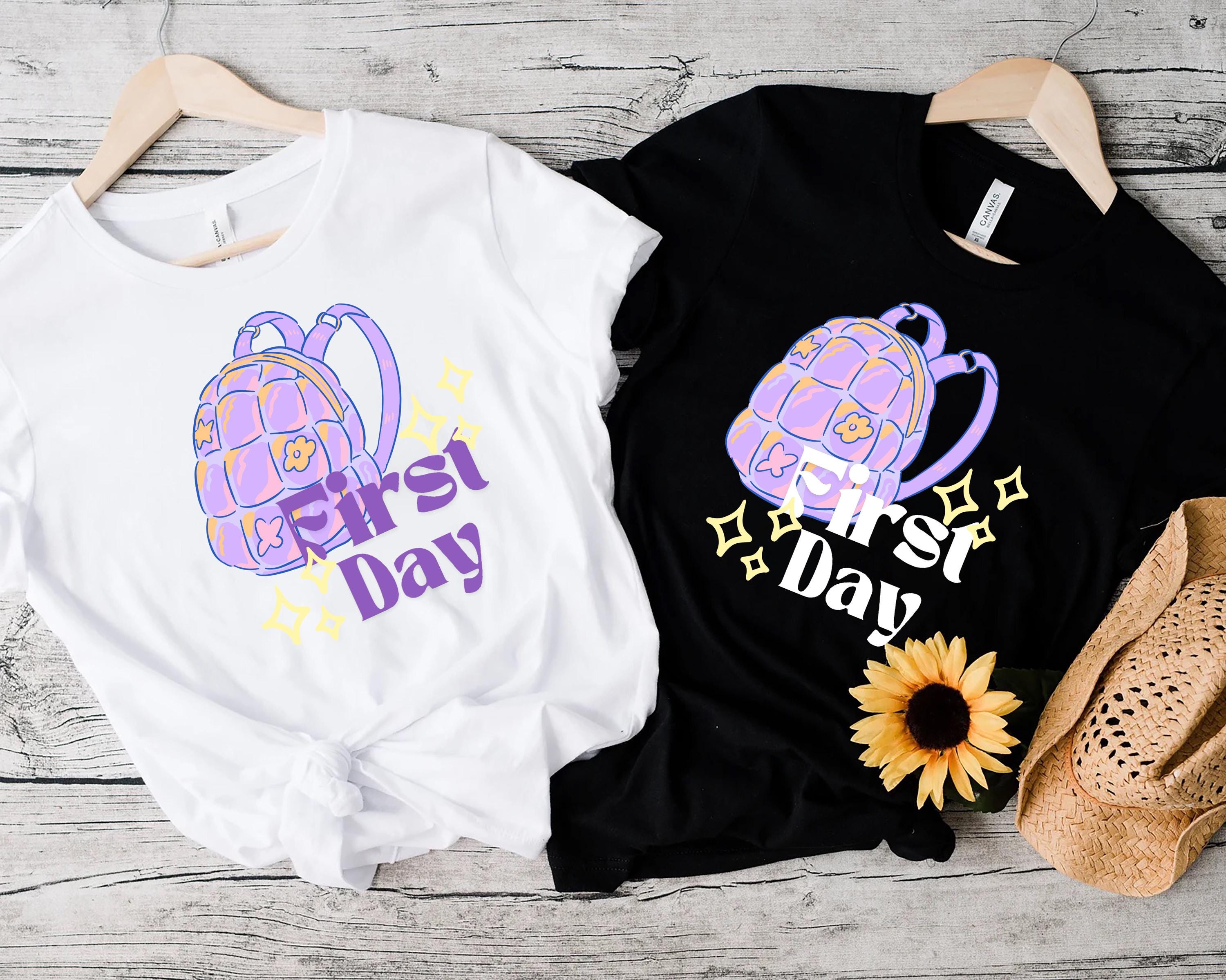 Cute girl first day of school tshirt, School Shirt, Cute First Day of School Tee, Adult and Youth Shirt, School Vibe Shirt