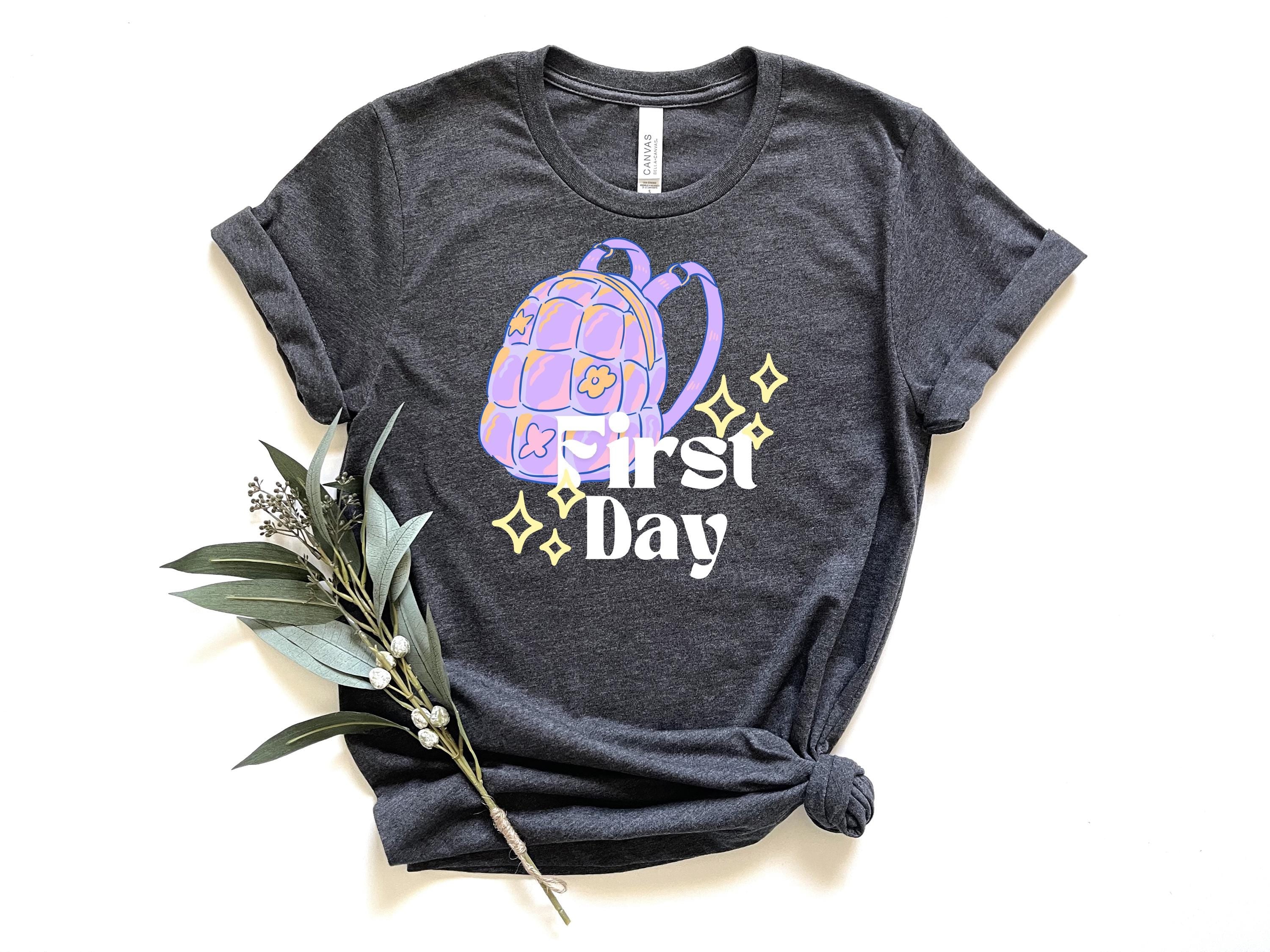 Cute girl first day of school tshirt, School Shirt, Cute First Day of School Tee, Adult and Youth Shirt, School Vibe Shirt
