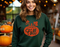 Pumpkin fall sweatshirt, Spooky Season sweatshirt, Fall sweatshirt,  Halloween pumpkin sweatshirt, Cute Fall sweatshirt, fall gift