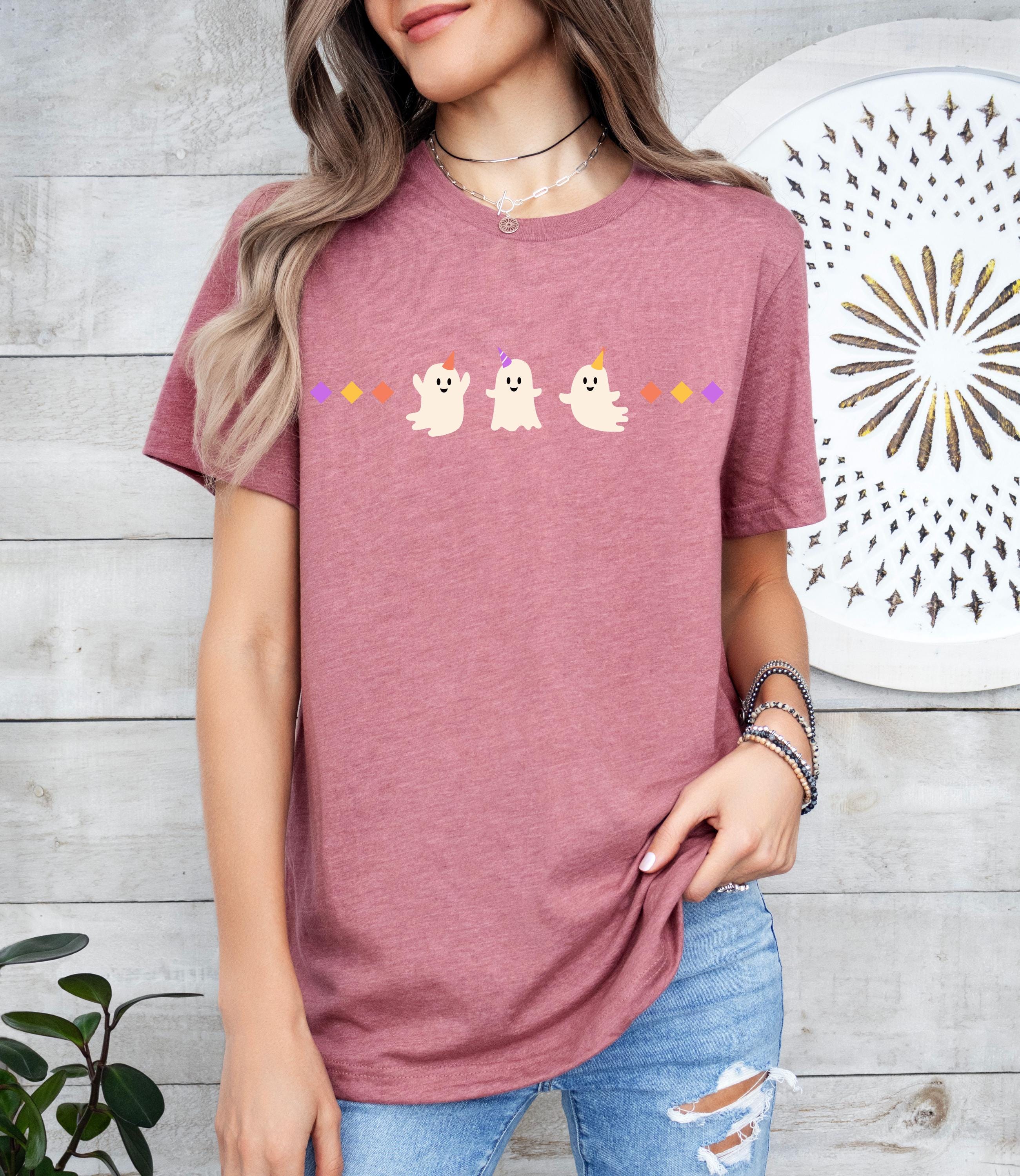 Happy halloween ghosts, Halloween ghosts shirt , Spooky Season Shirt, Fall Shirt, Halloween Gift, Halloween ghost, Cute Fall Shirt