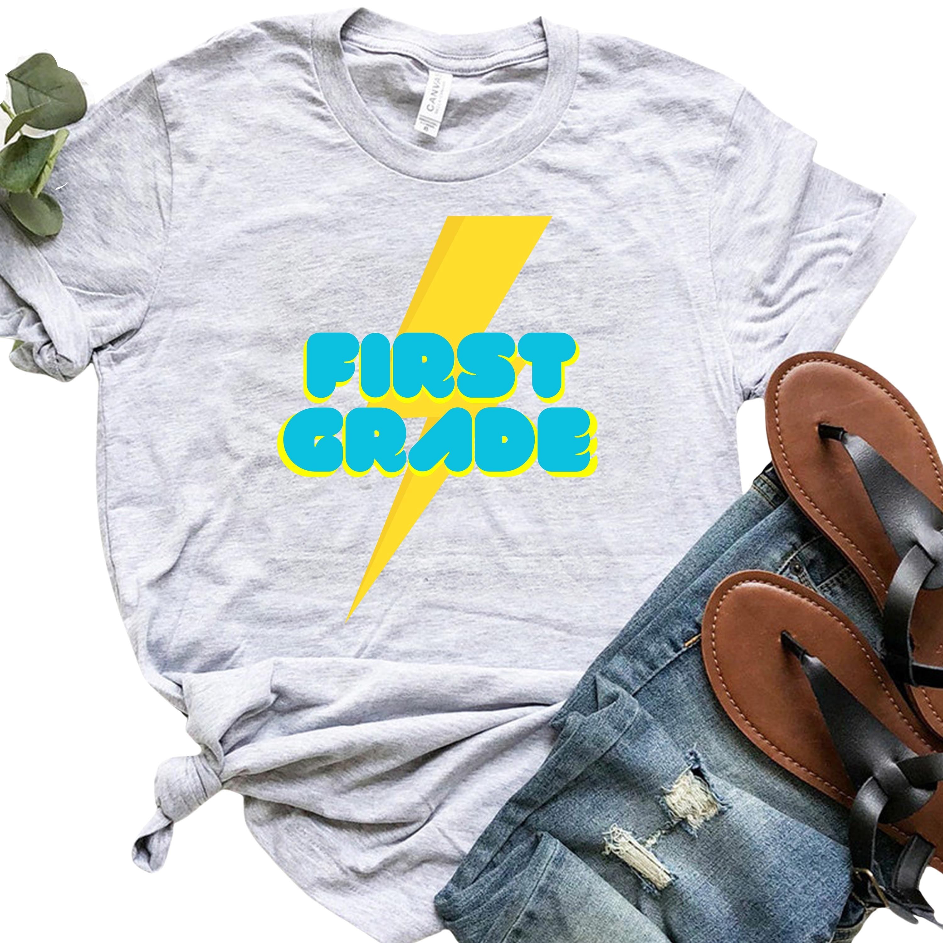 First grade back to school tshirt, School Shirt, Cute First Day of School, Adult and Youth Shirt, School Vibe Shirt, Unisex