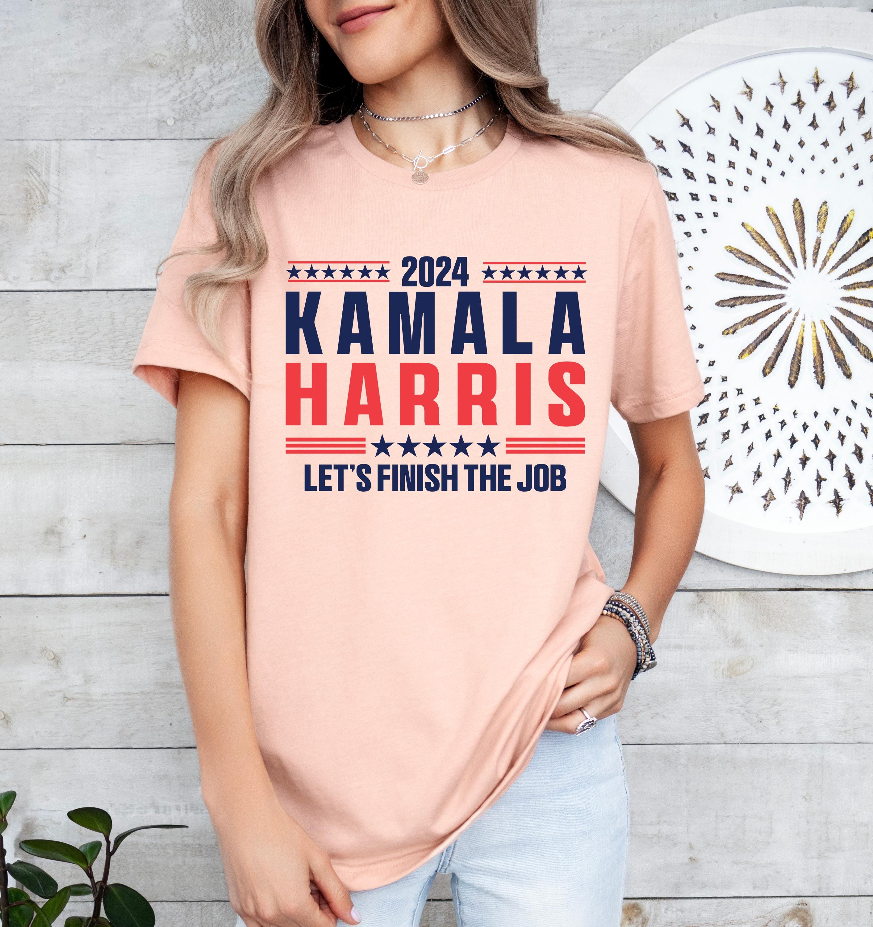 2024 Kamala Harris Let's Finish The Job Shirt, Madam President Shirt, Kamala Shirt, President Kamala Harris 2024 Shirt, I am Speaking Shirt